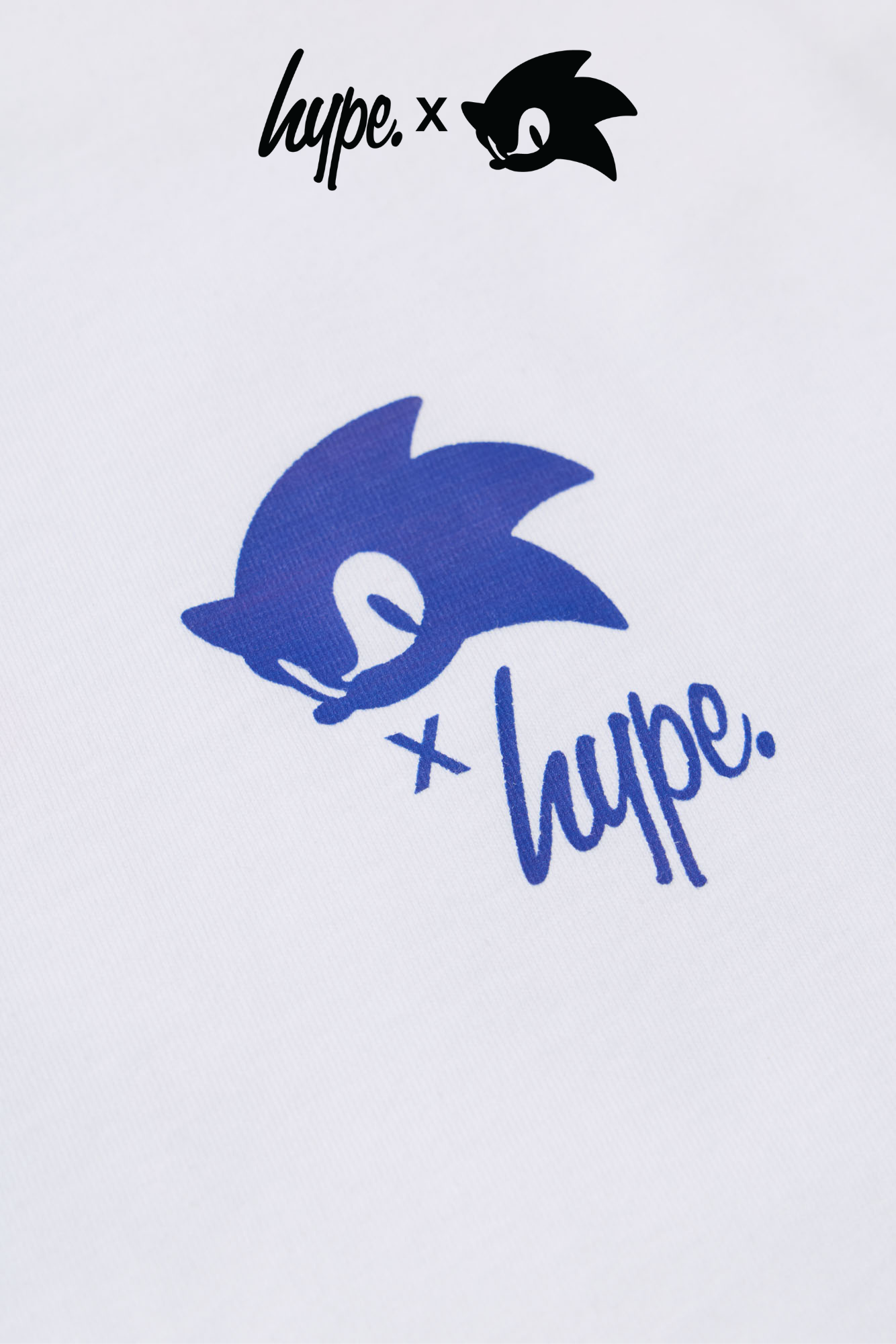 Hype x Sonic The Hedgehog™ Mens White Sonic Comic T-Shirt