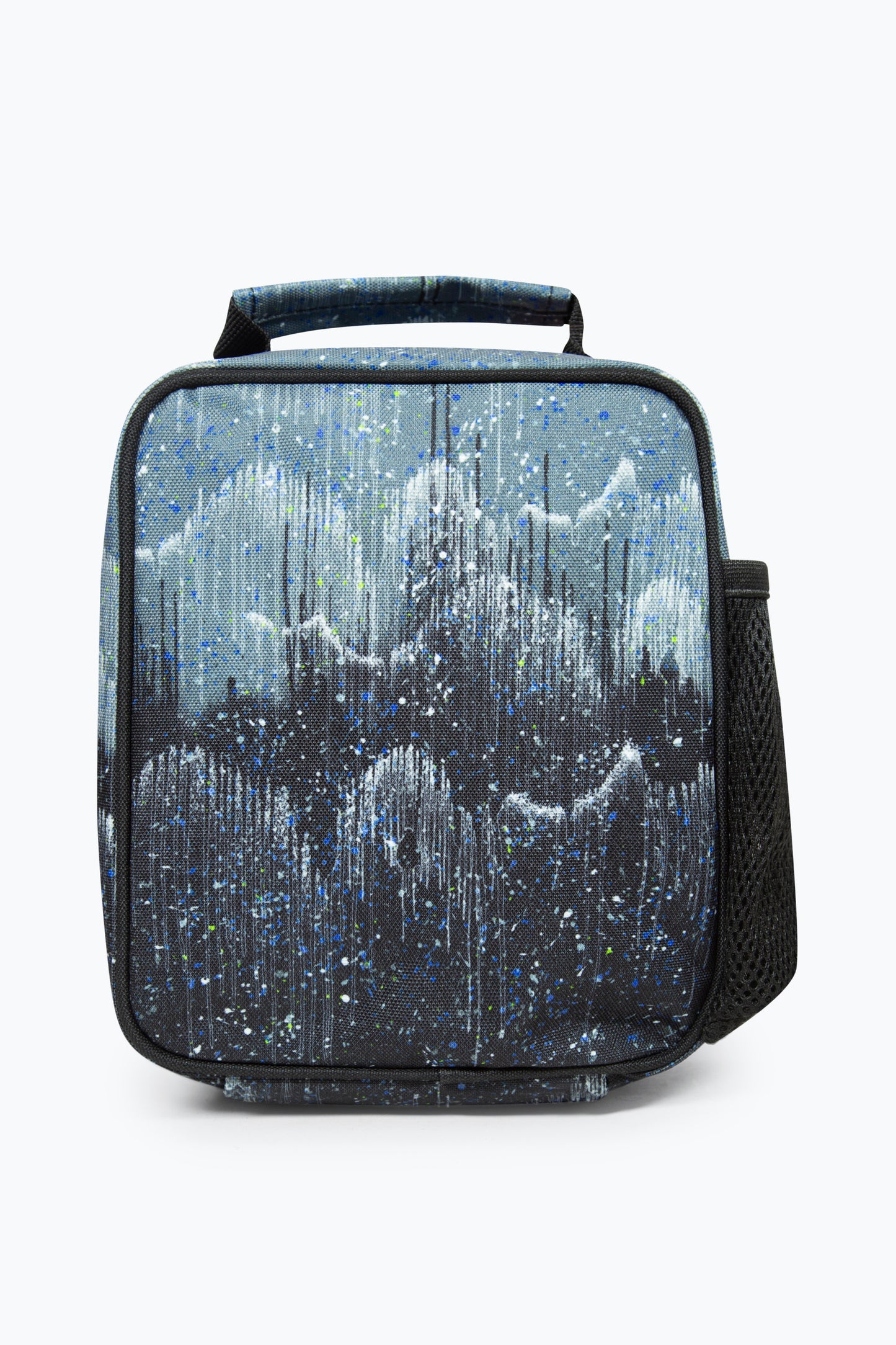 Hype Unisex Black Glitter Drips Backpack & Lunch Bag Bundle
