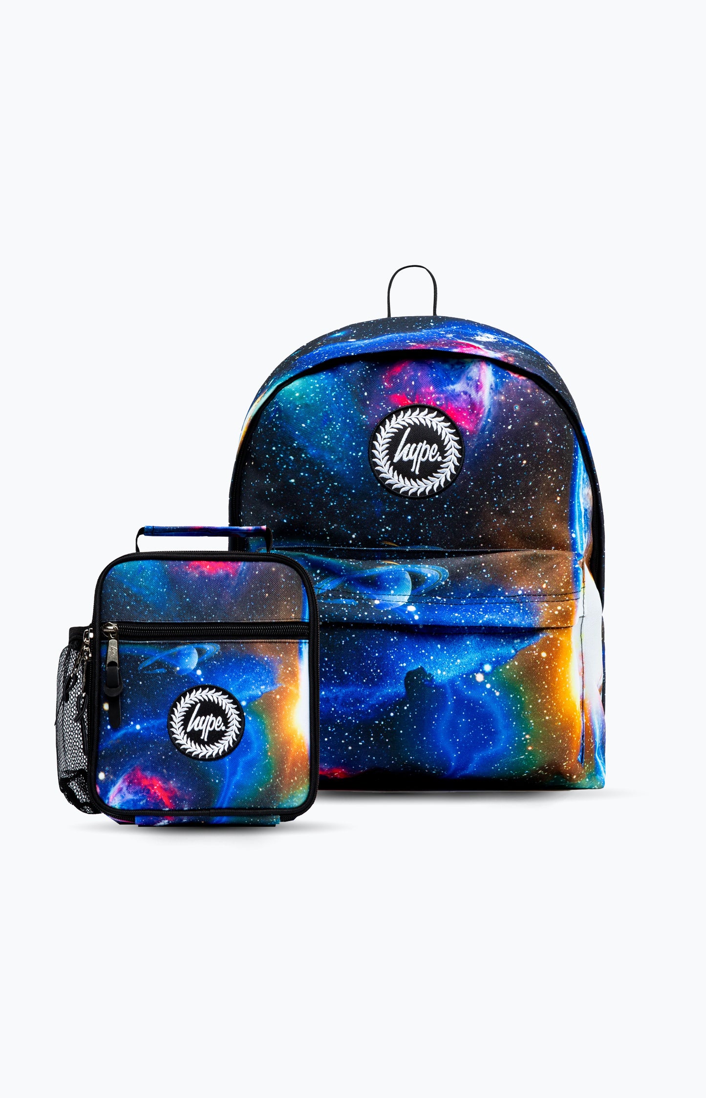 Hype Unisex Black Space Odysey Backpack & Lunch Bag Bundle