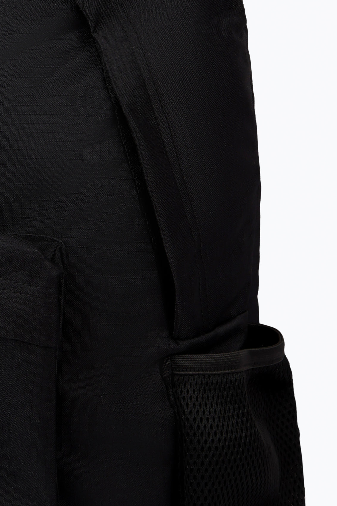 Hype Unisex Black Ripstop Tech Backpack