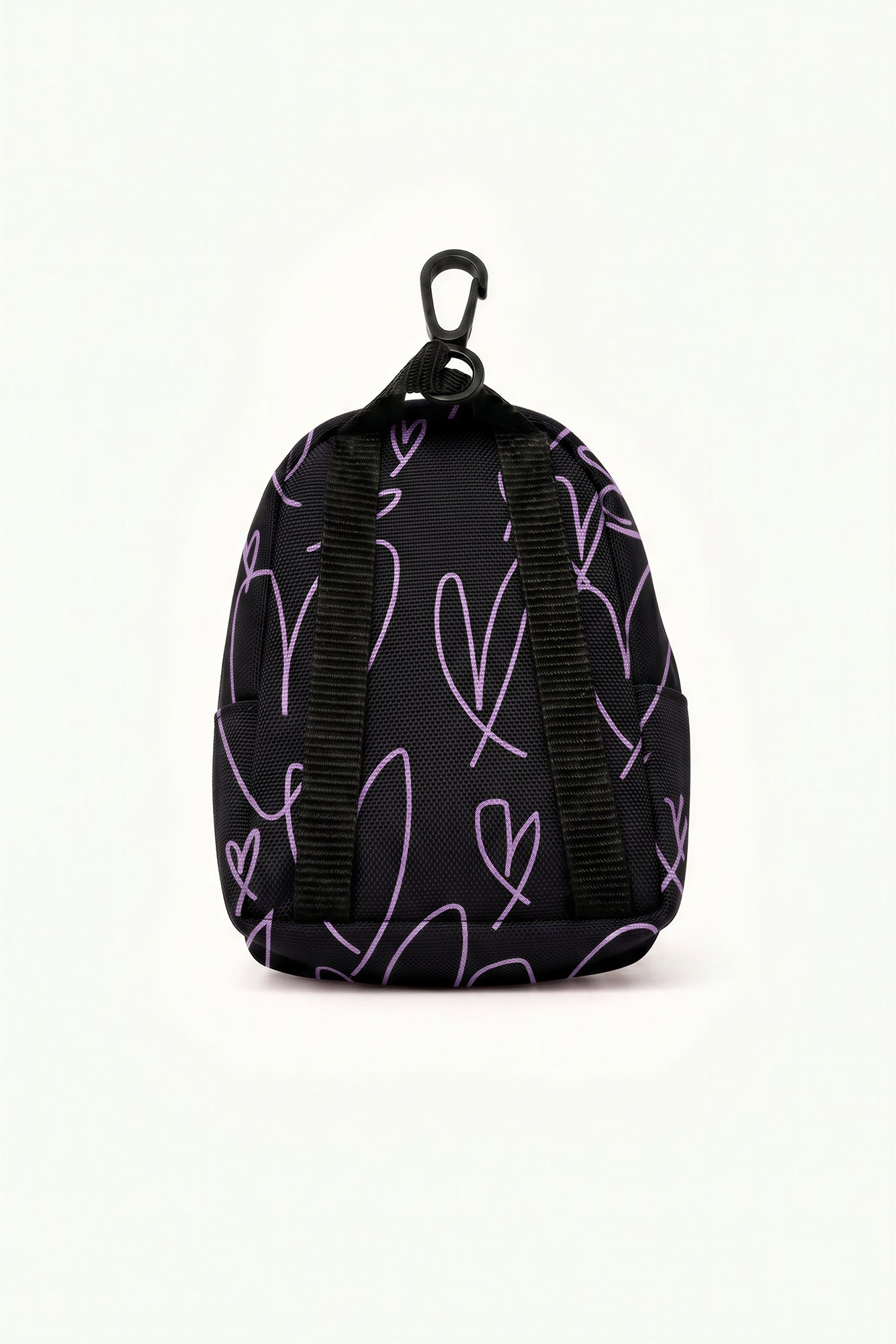 Hype Girls Baby Glitter Scribble Heart Backpack Charm