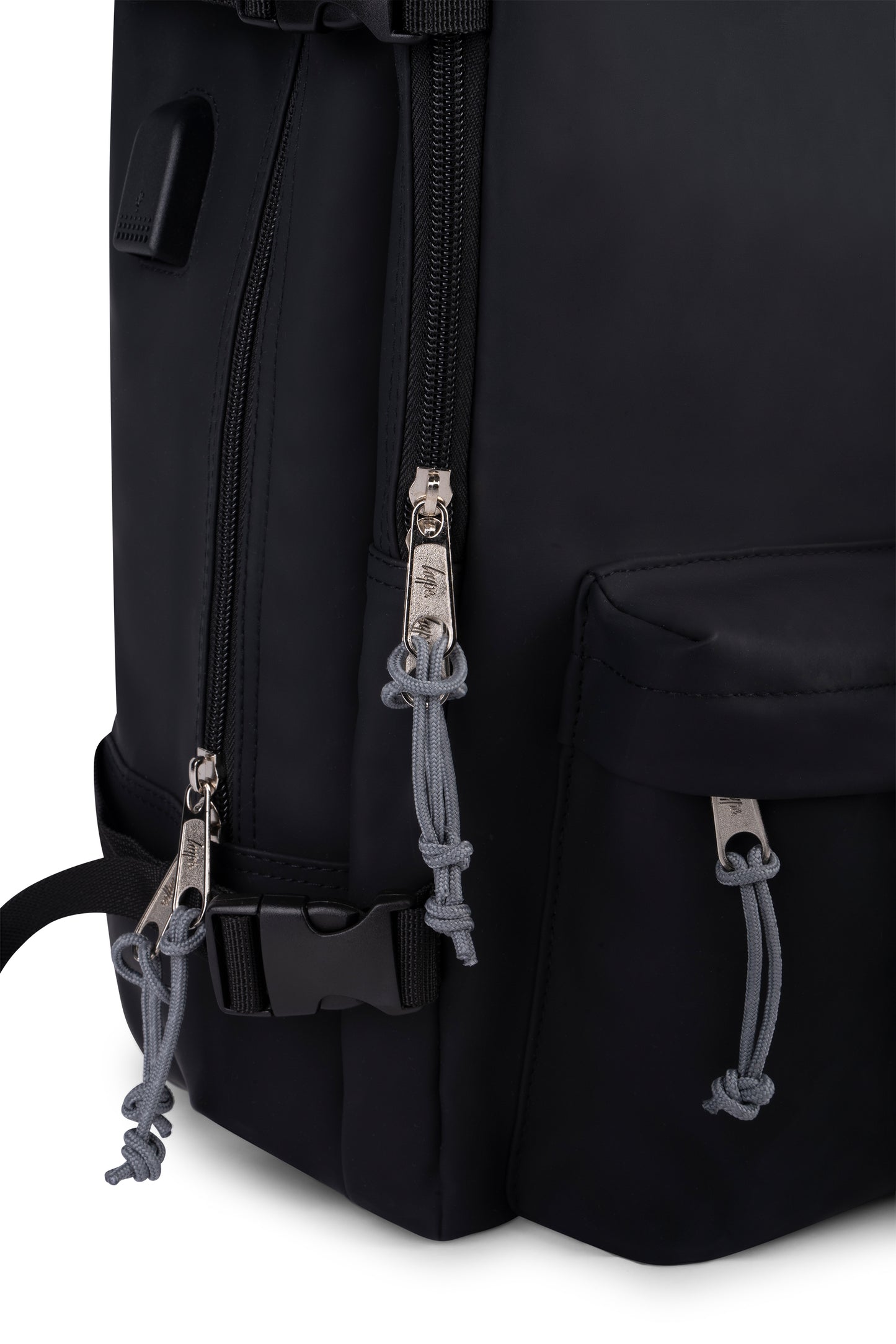 Hype Unisex Black Traveller Backpack