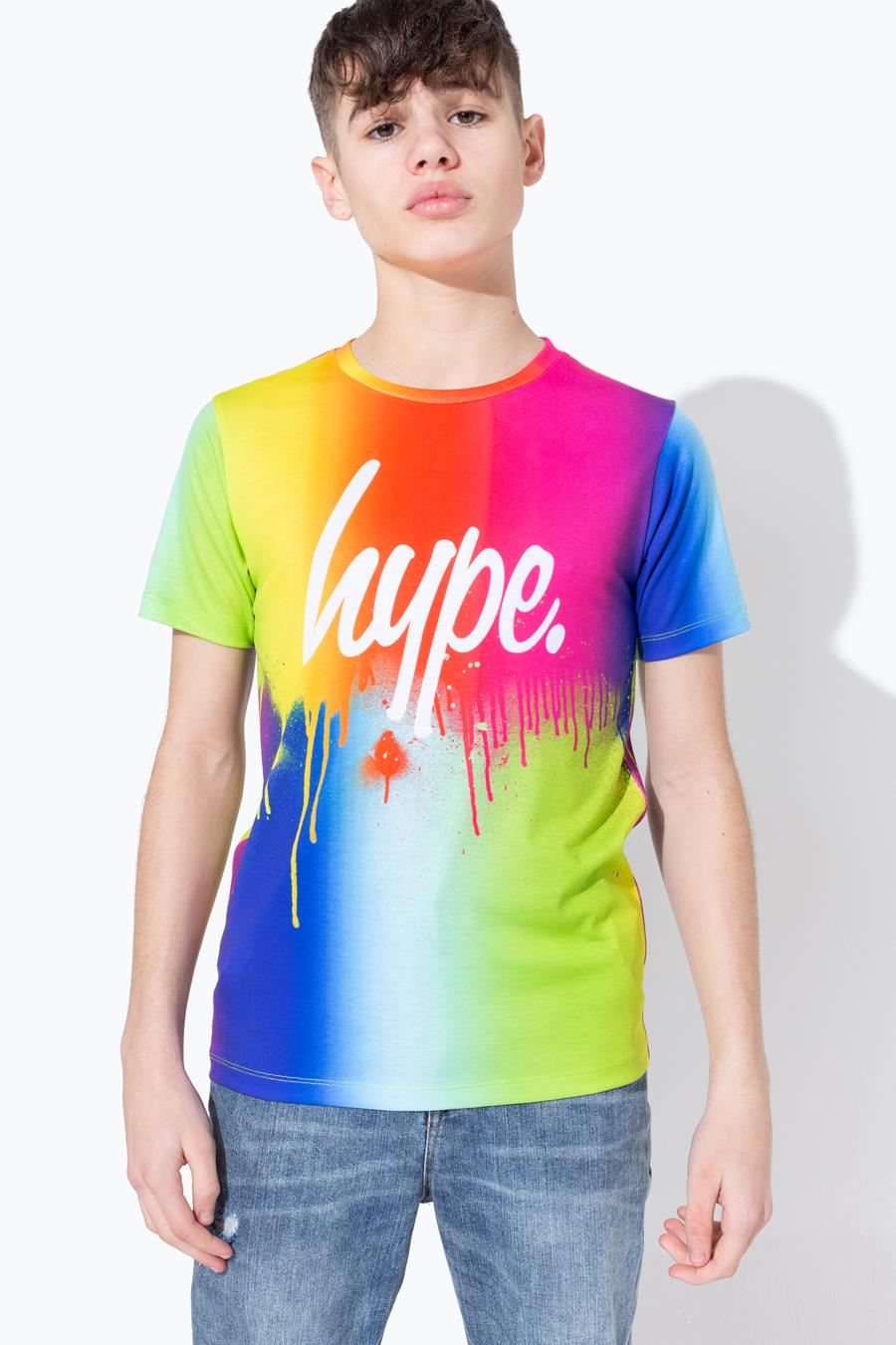 Hype, Rainbow Drips Kids T-Shirt