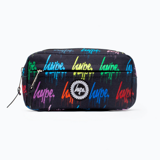 HYPE Multi Coloured Wall Graffiti Drip Maxi Pencil Case