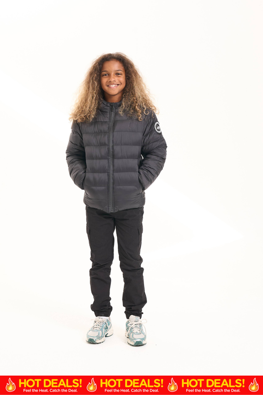 Hype Kids Black Padded Jacket