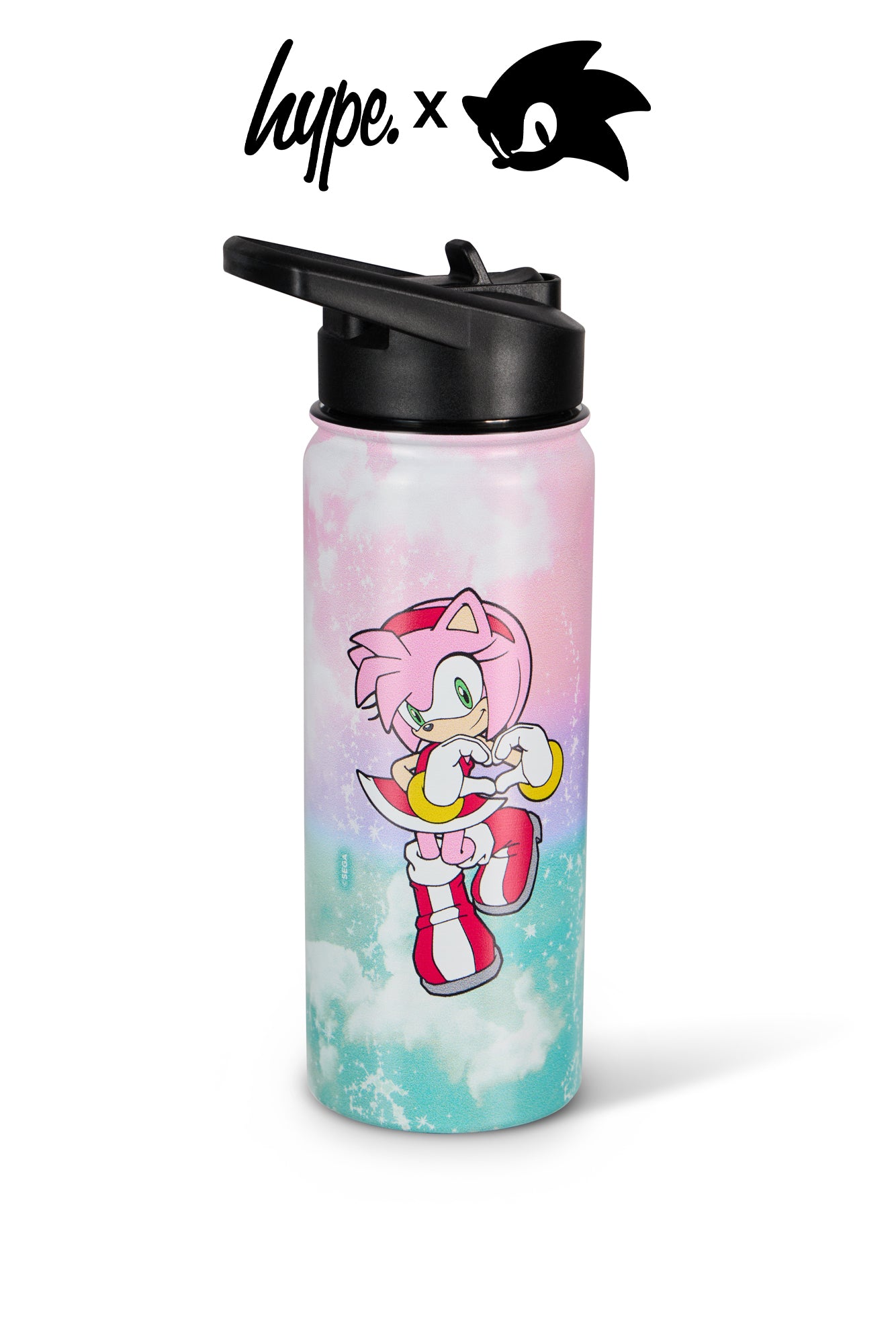 Hype x Sonic The Hedgehog™ Pink Have No Fear Backpack, Lunch Bag & Bottle Bundle