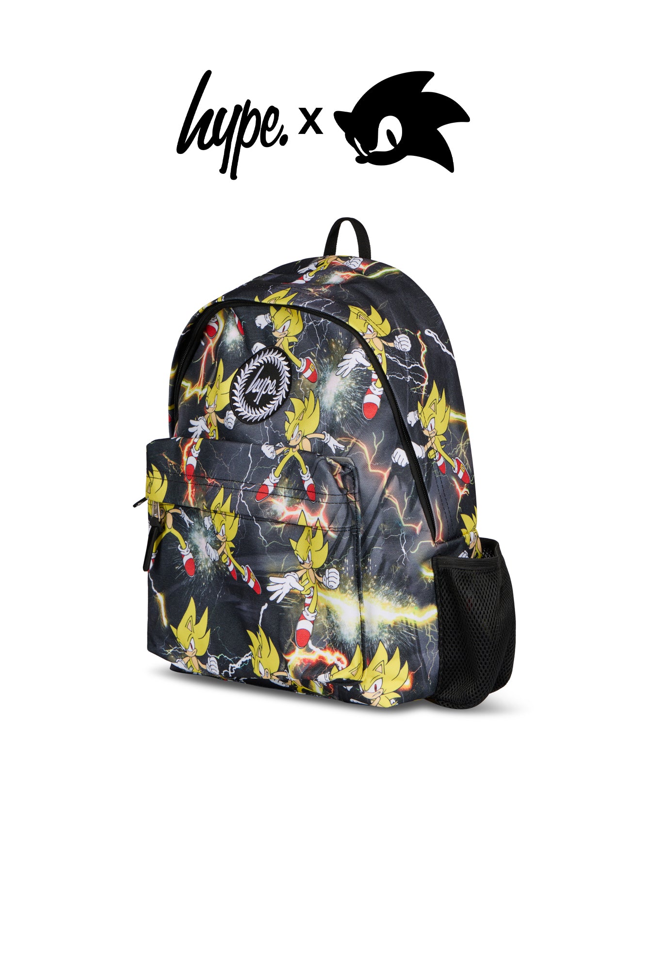 Hype x Sonic The Hedgehog™ Yellow Super Sonic Backpack, Lunch Bag & Bottle Bundle