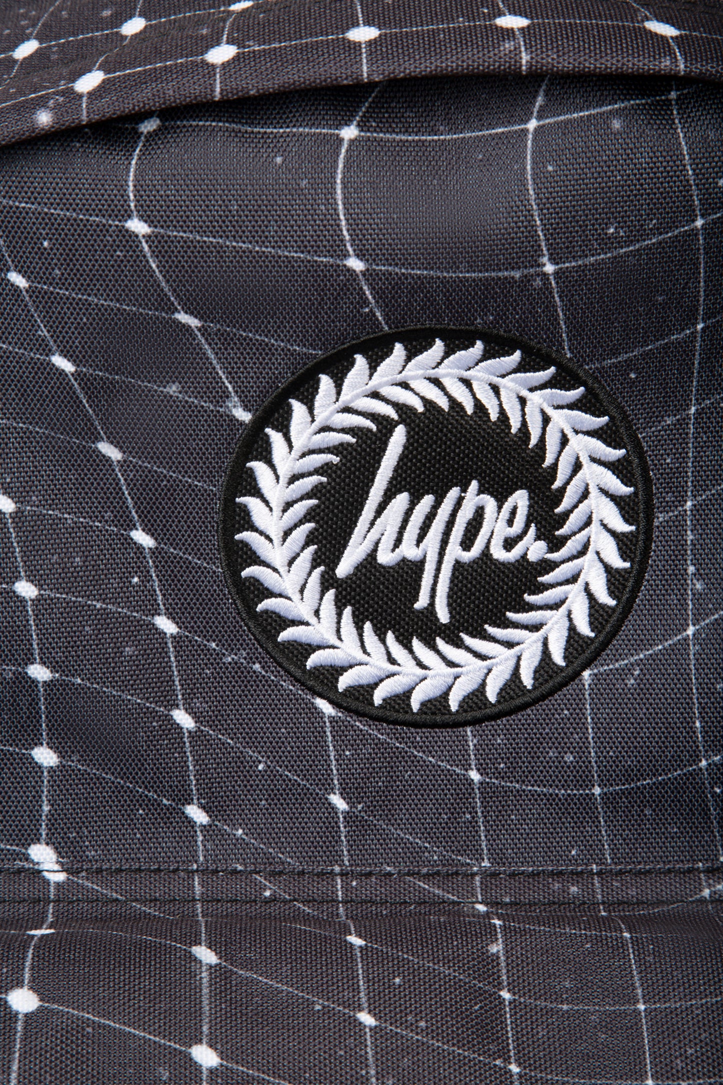 Hype Kids Black Web Backpack