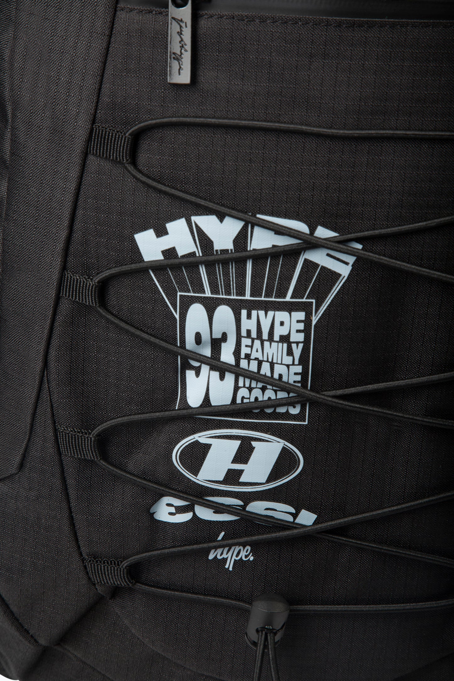 Hype Kids Black Maxi Oval Stack Backpack