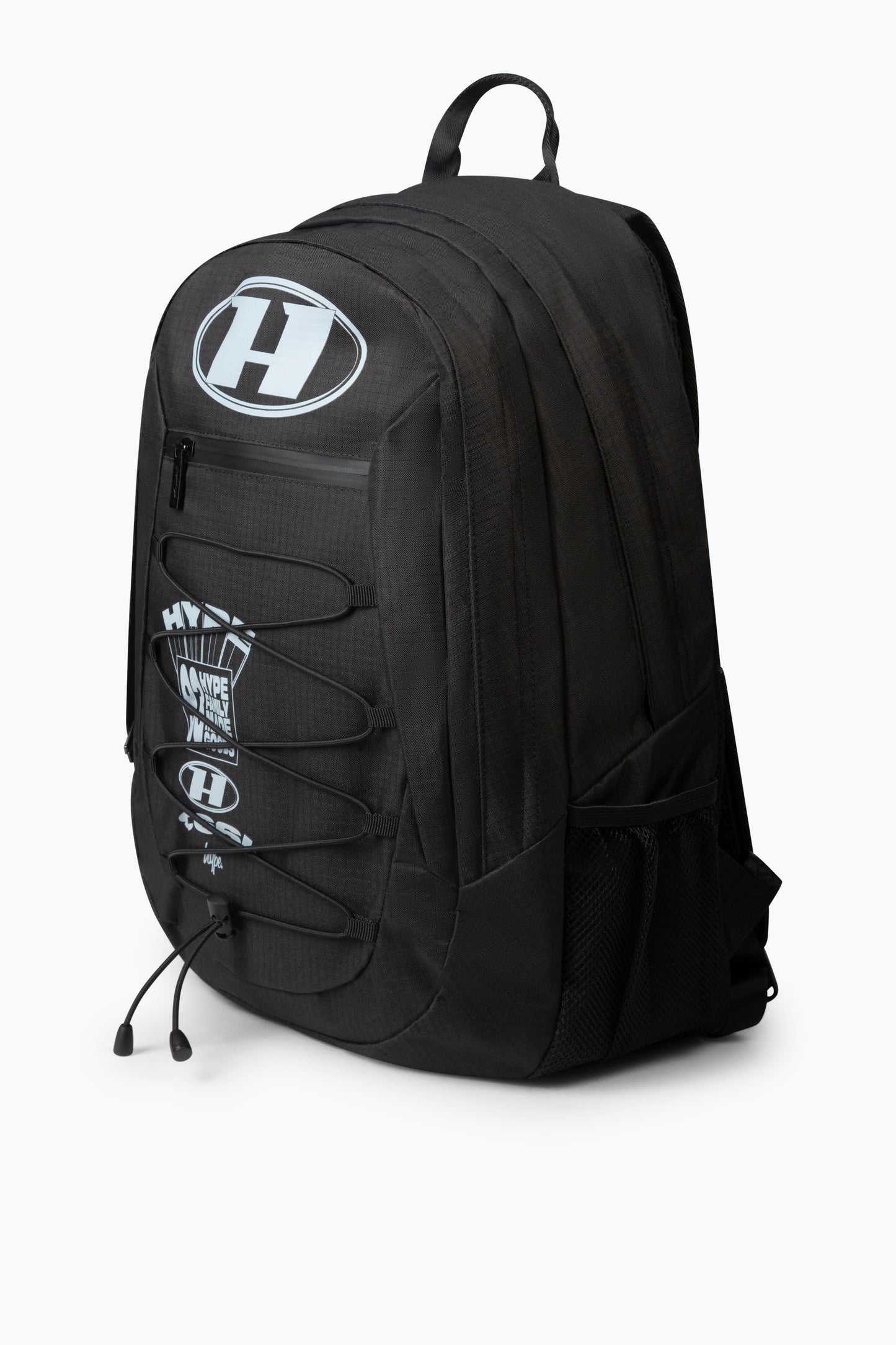 Hype Kids Black Maxi Oval Stack Backpack