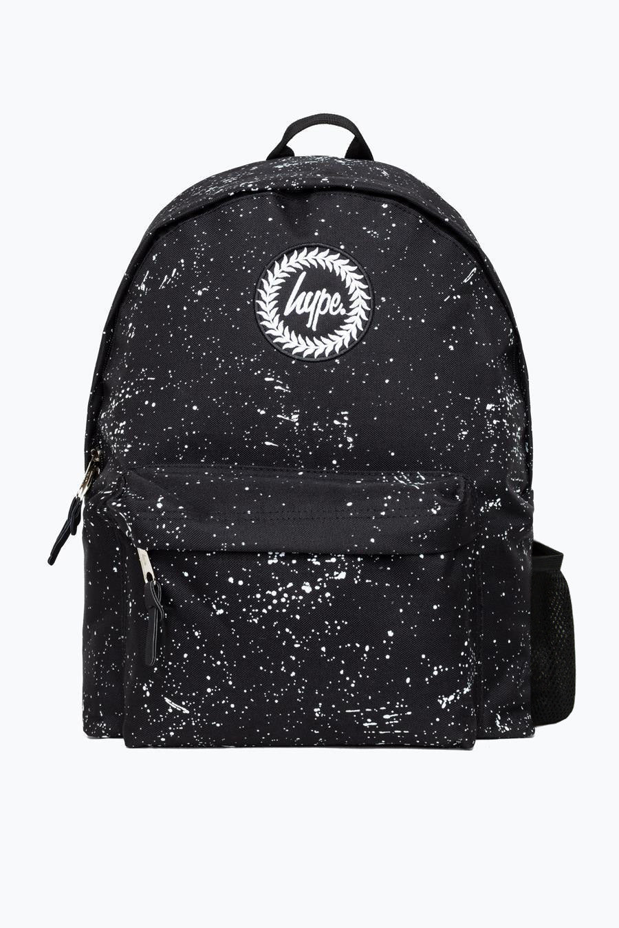 Hype Unisex Black/White Splatter School Backpack