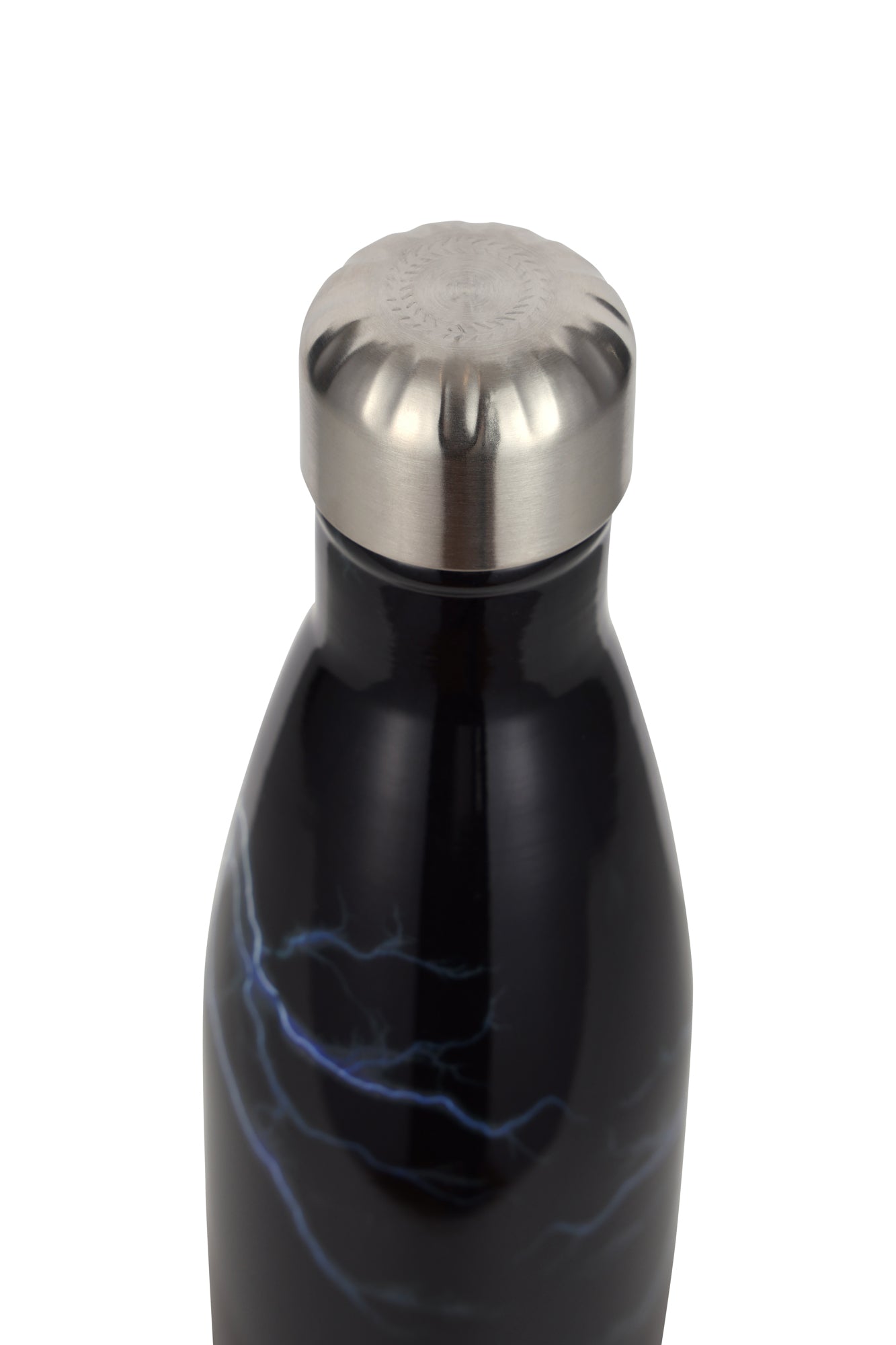 Hype Boys Black Lightning Thermal Water Bottle