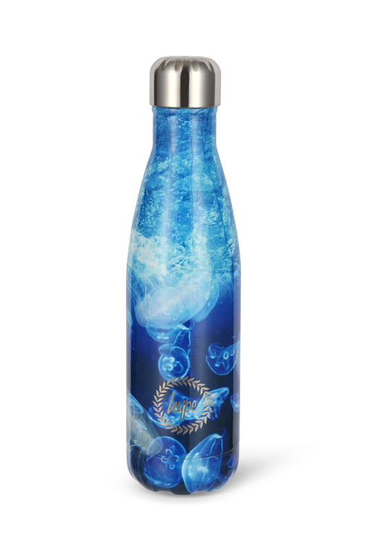 Hype Kids Blue Jellyfish Thermal Water Bottle