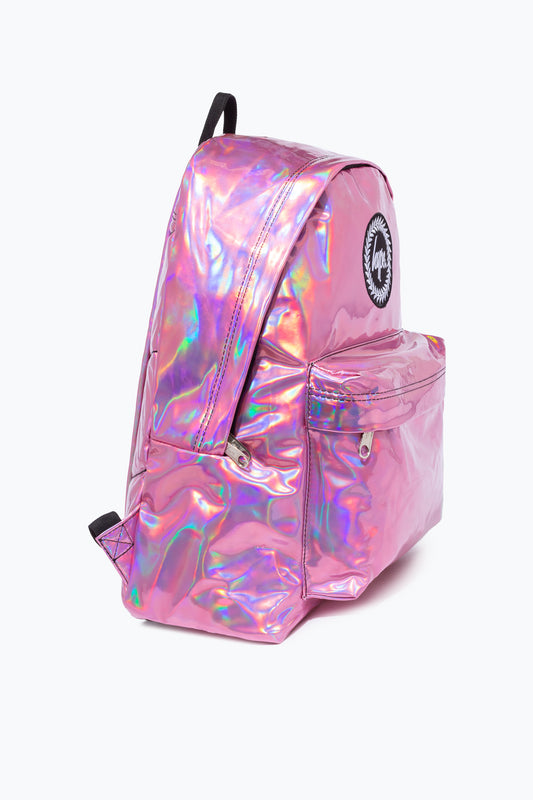 HYPE GIRLS PINK HOLOGRAPHIC ICONIC BACKPACK