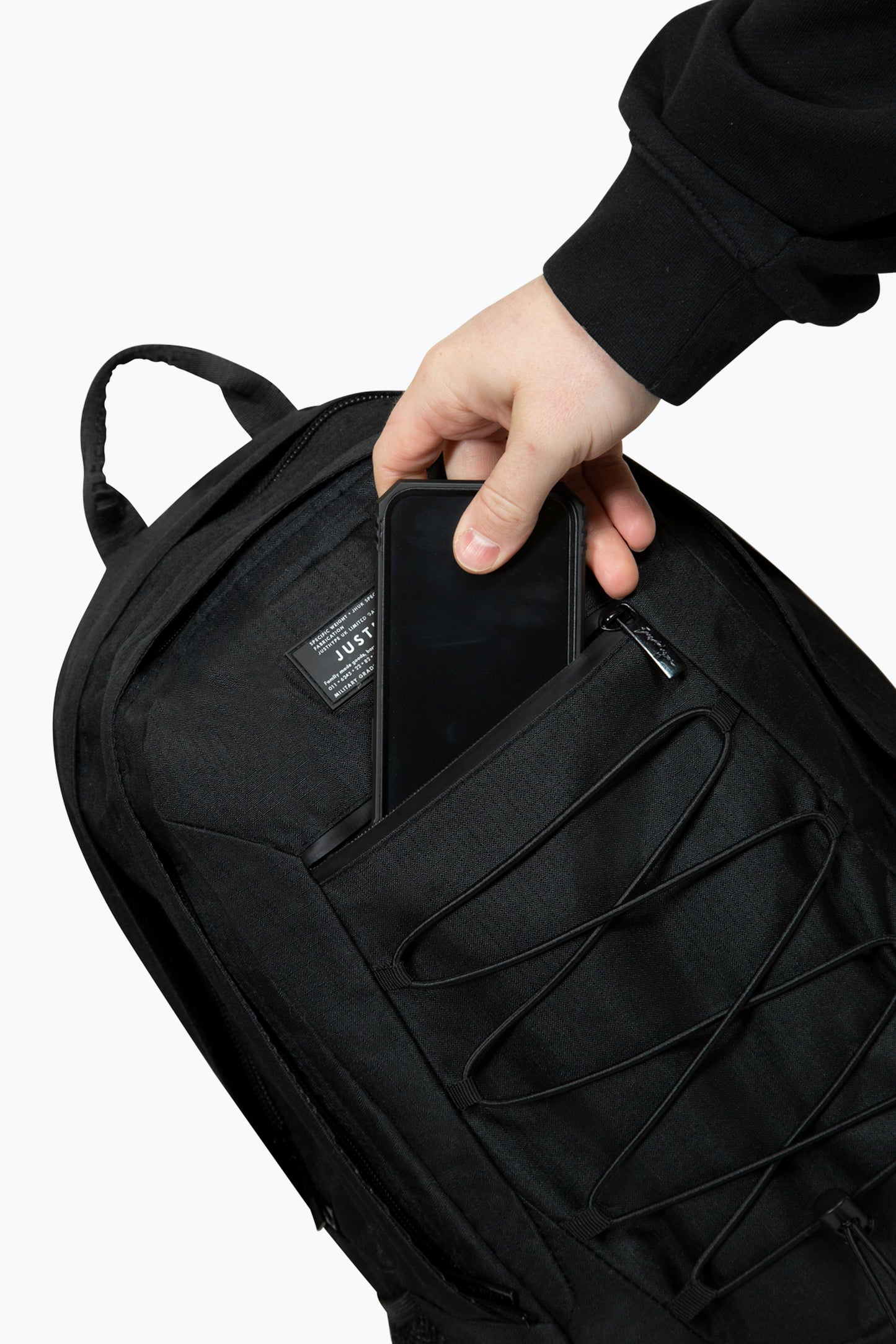 Hype Unisex Black Maxi Backpack