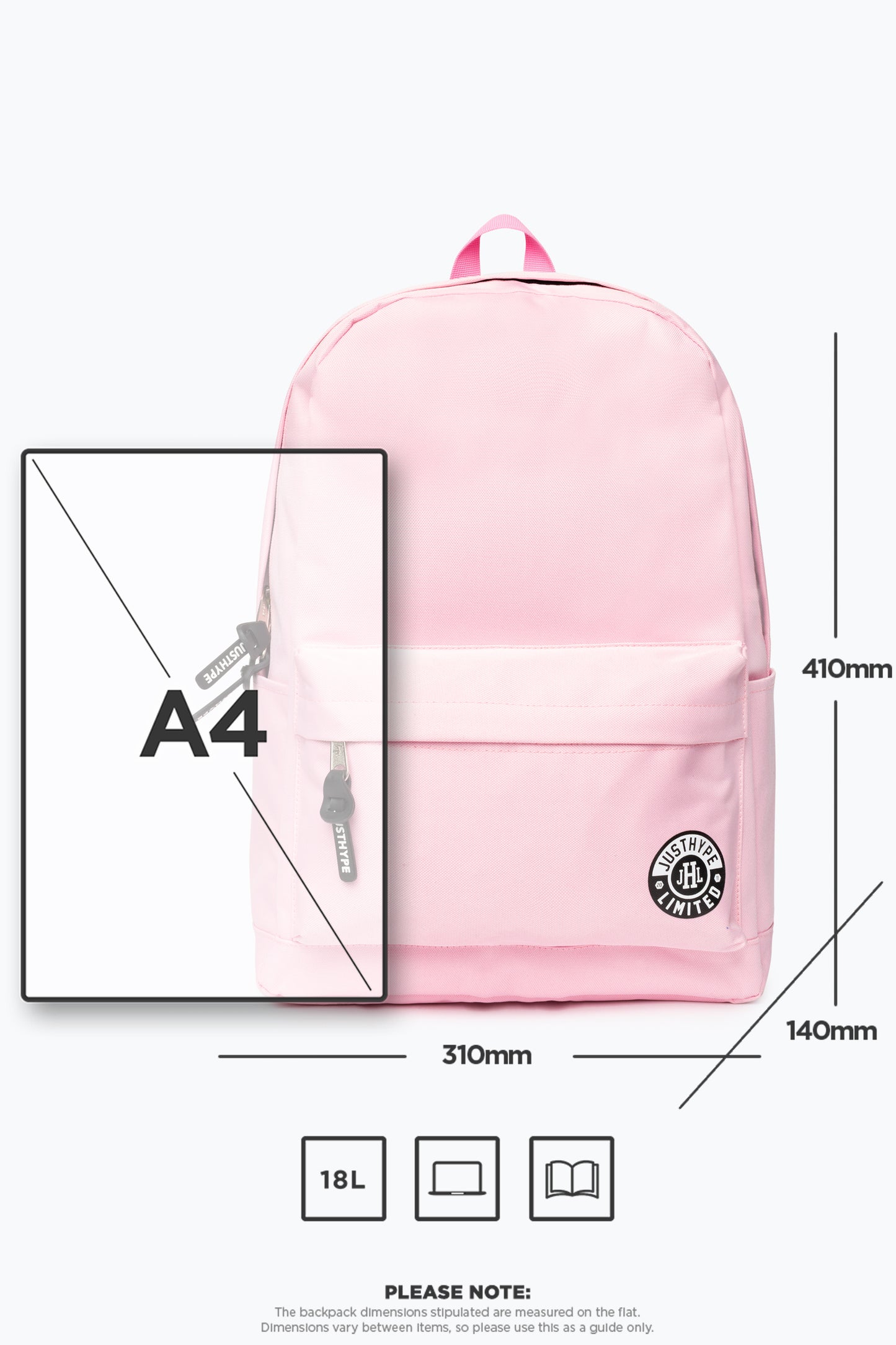 Hype Pink Crest Entry Unisex Backpack