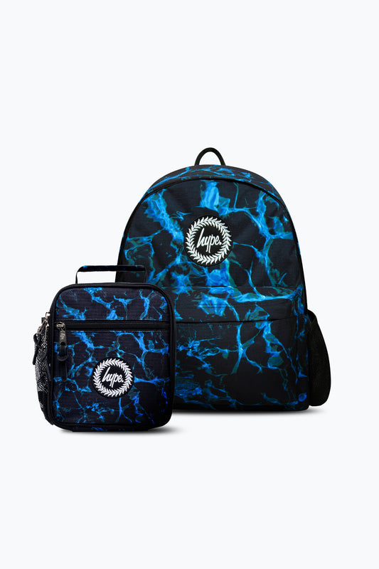 Hype Boys Black X-Ray Pool Backpack & Lunch Bag Bundle