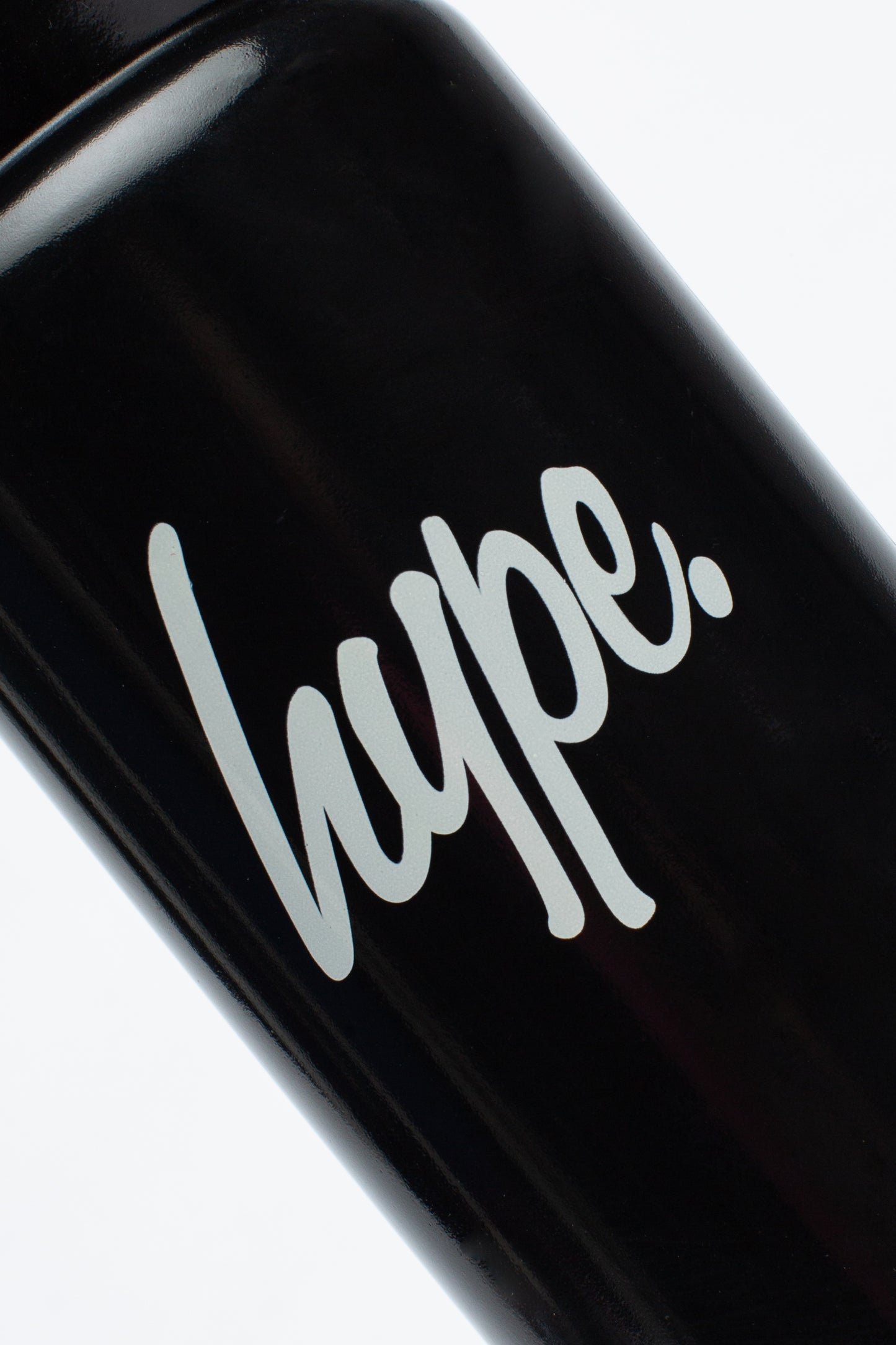 Hype Kids Black Plastic Water Bottle