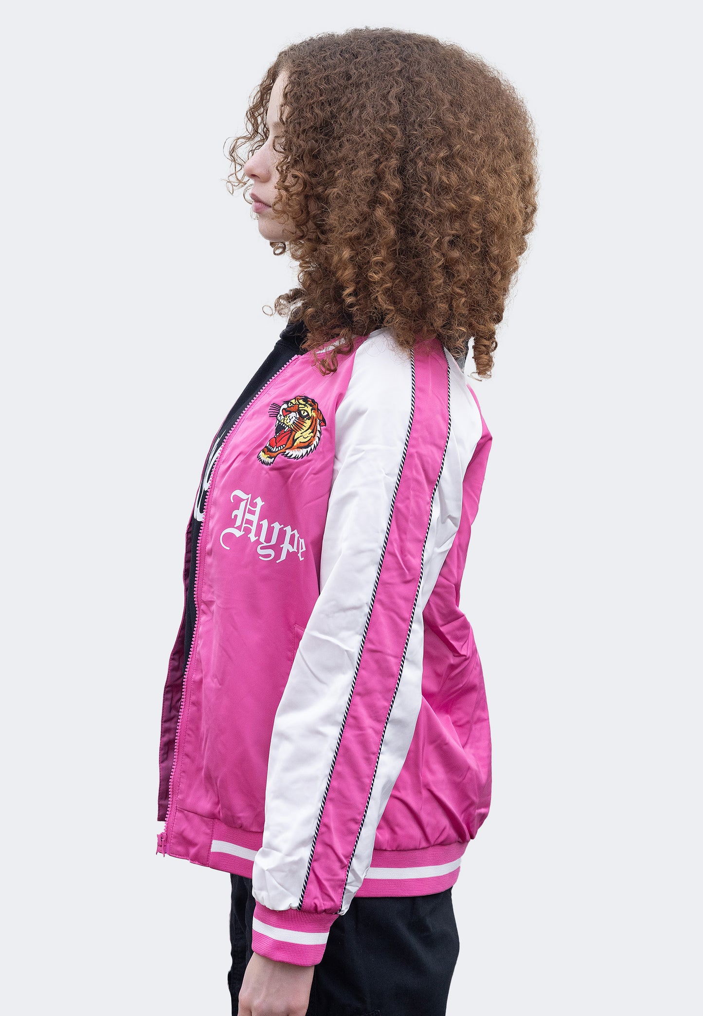 Hype X Ed Hardy Girls Pink Tiger Souvenir Jacket