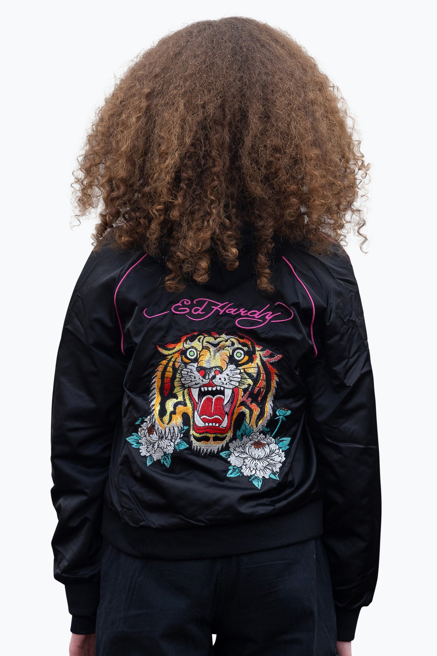 Hype X Ed Hardy Girls Roaring Tiger Bomber Jacket