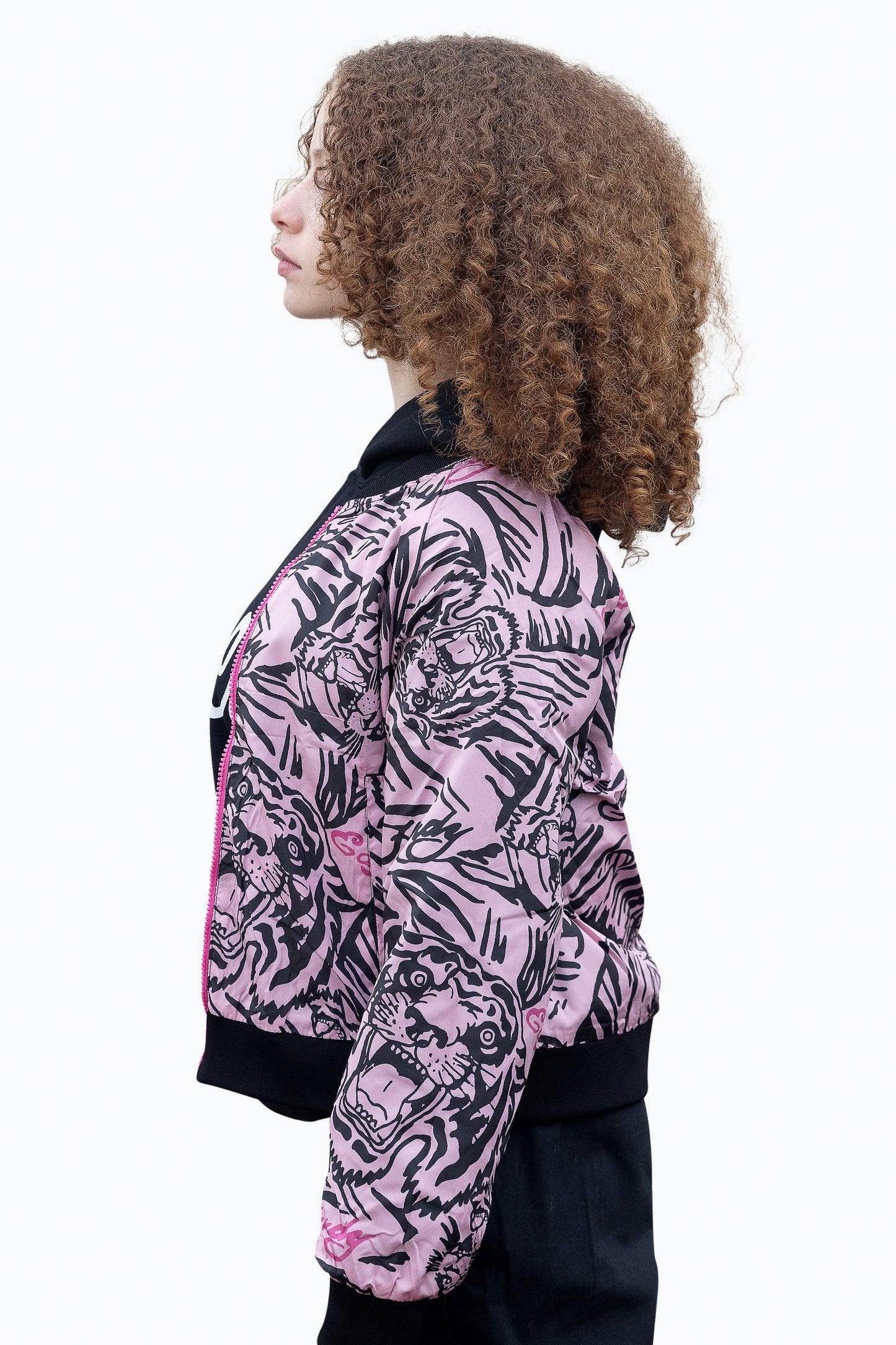 Hype X Ed Hardy Girls Roaring Tiger Bomber Jacket