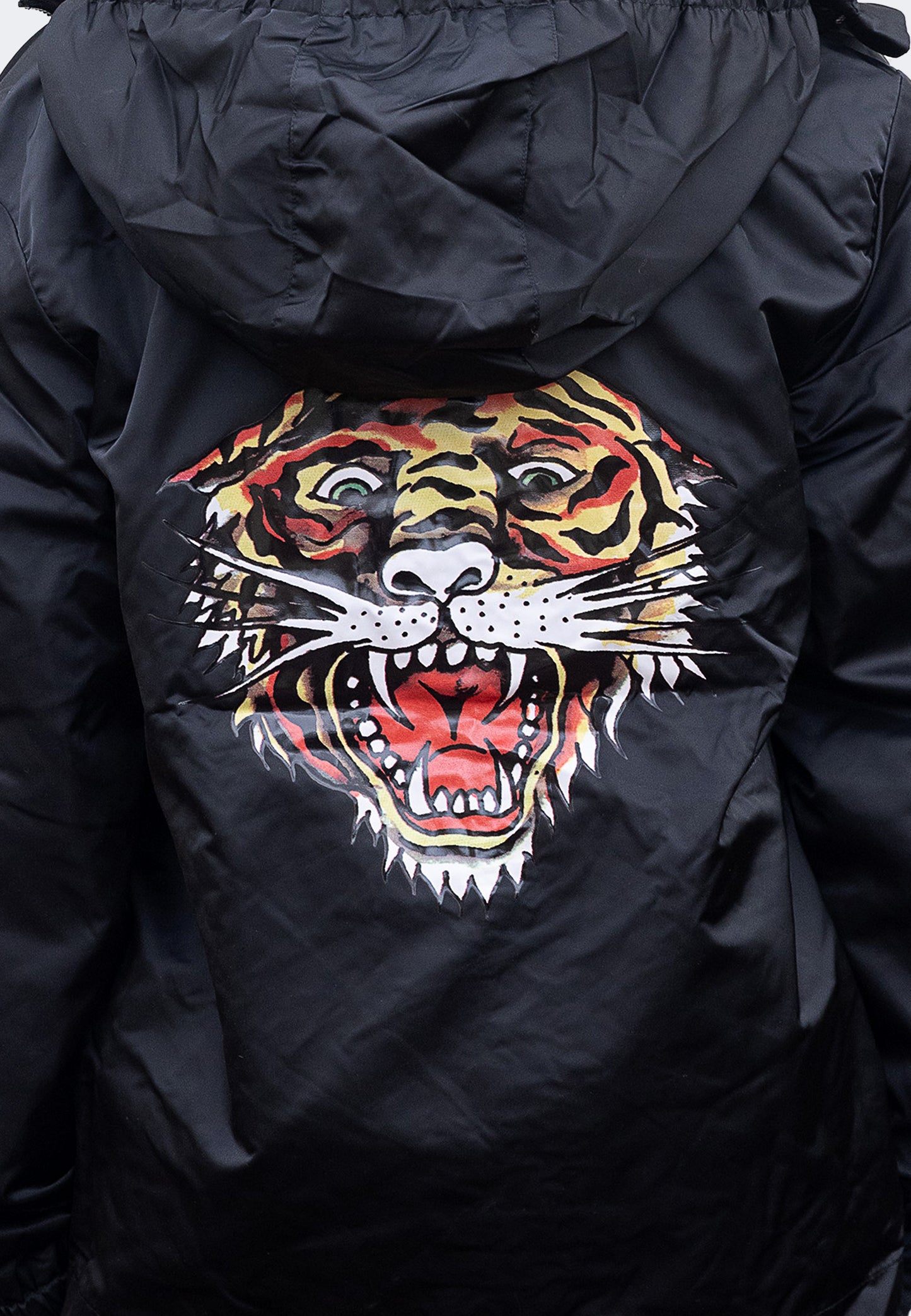 Hype X Ed Hardy Boys Lightweight Hooded Black Jacket