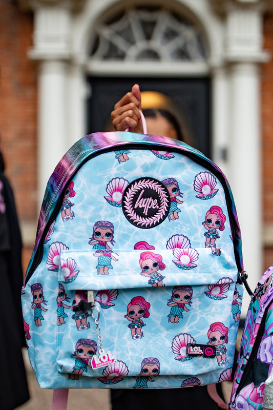 HYPE X L.O.L. SURPRISE PINK MERBABY BACKPACK