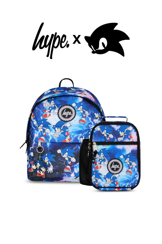 Hype x Sonic The Hedgehog™ Blue Sonic Backpack & Lunch Bag Bundle