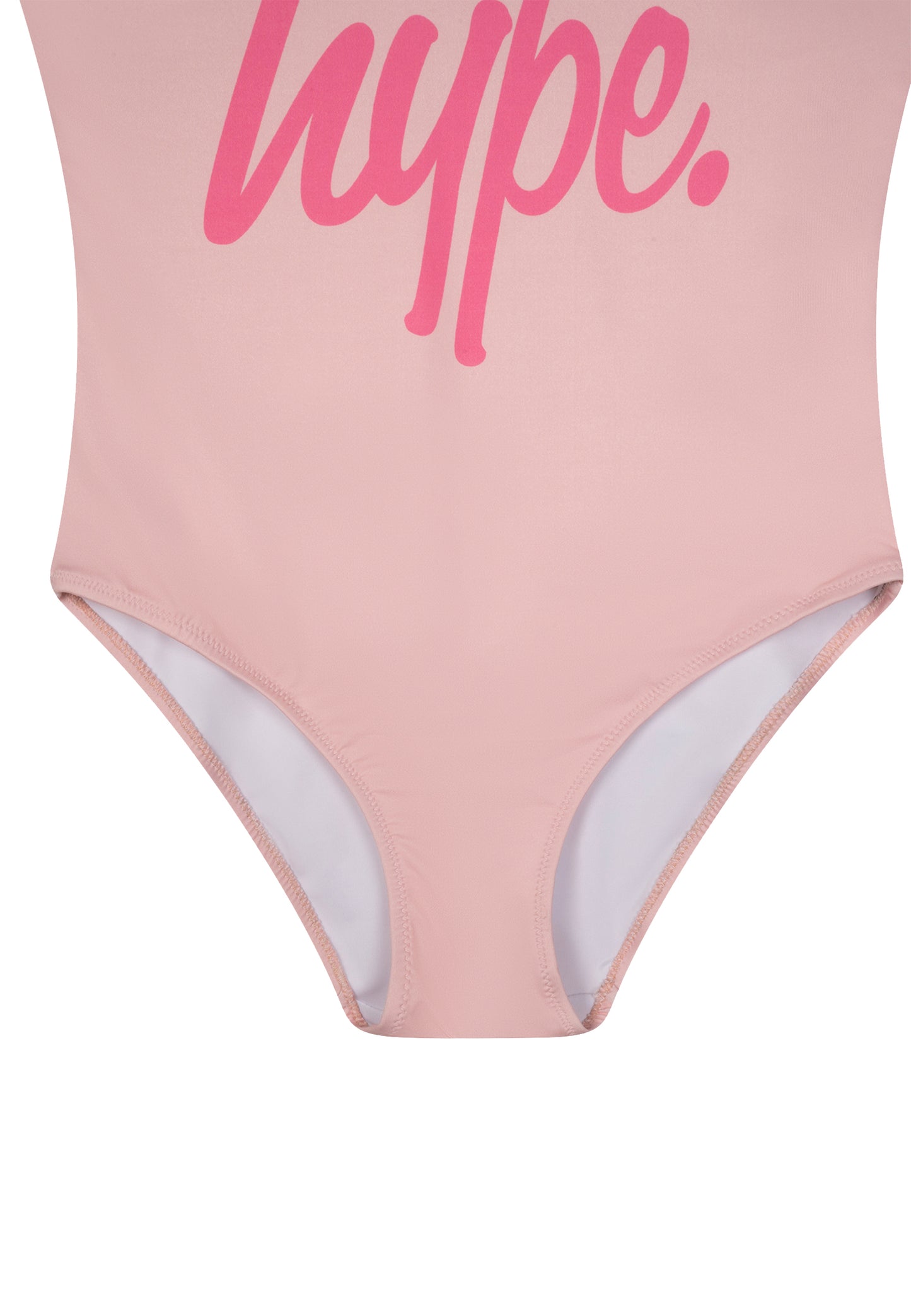 Hype Girls Pink Script Swimsuit