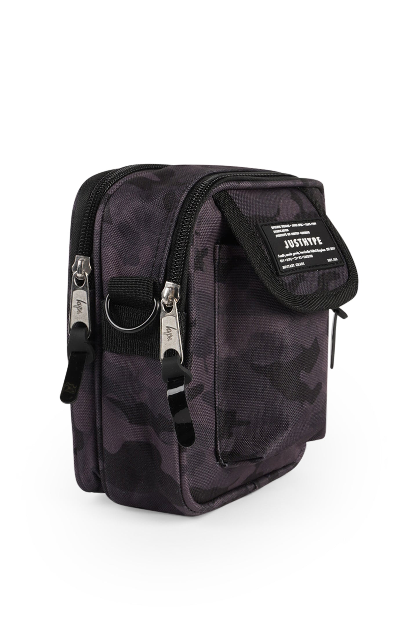 Hype Boys Black Tech Camo Camera Bag