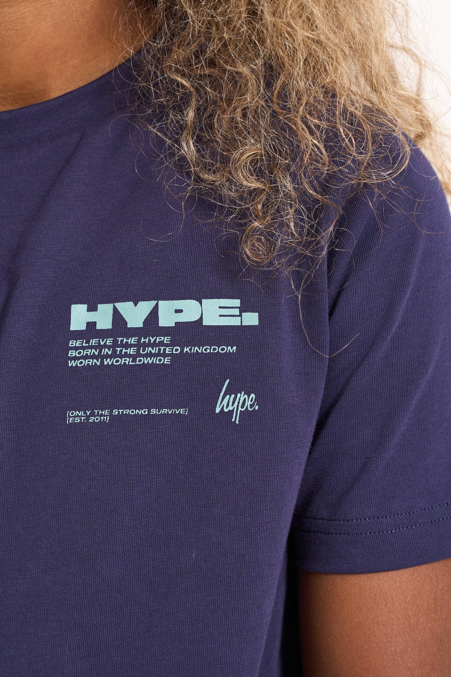 Hype Boys Navy Explore T-Shirt