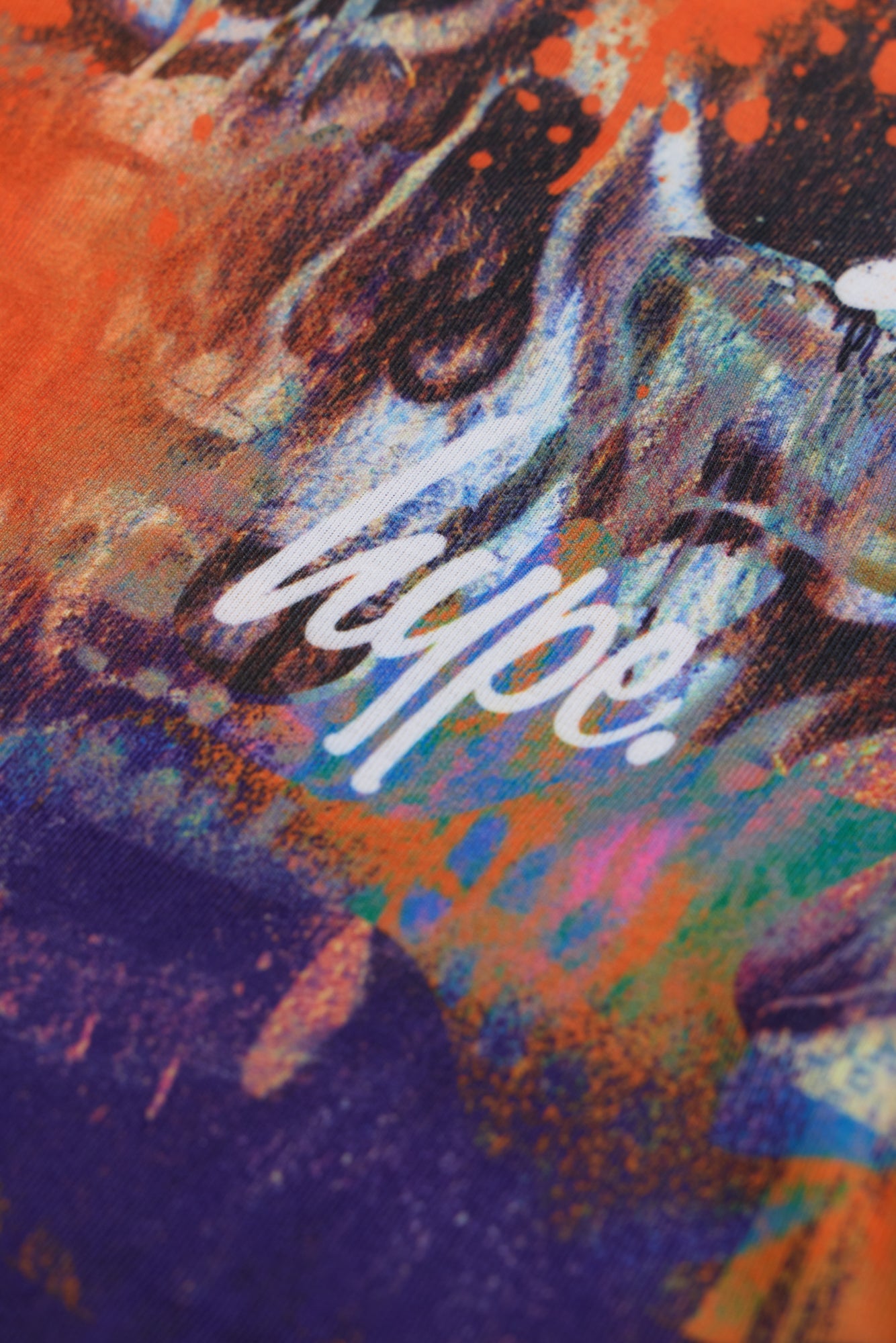 Hype Boys Multi Graffiti Skull T-Shirt