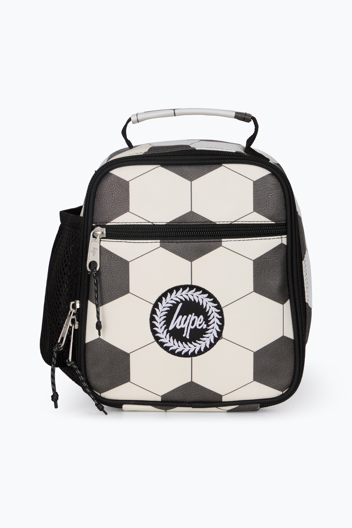 Hype Boys Black/White Football Lunch Bag