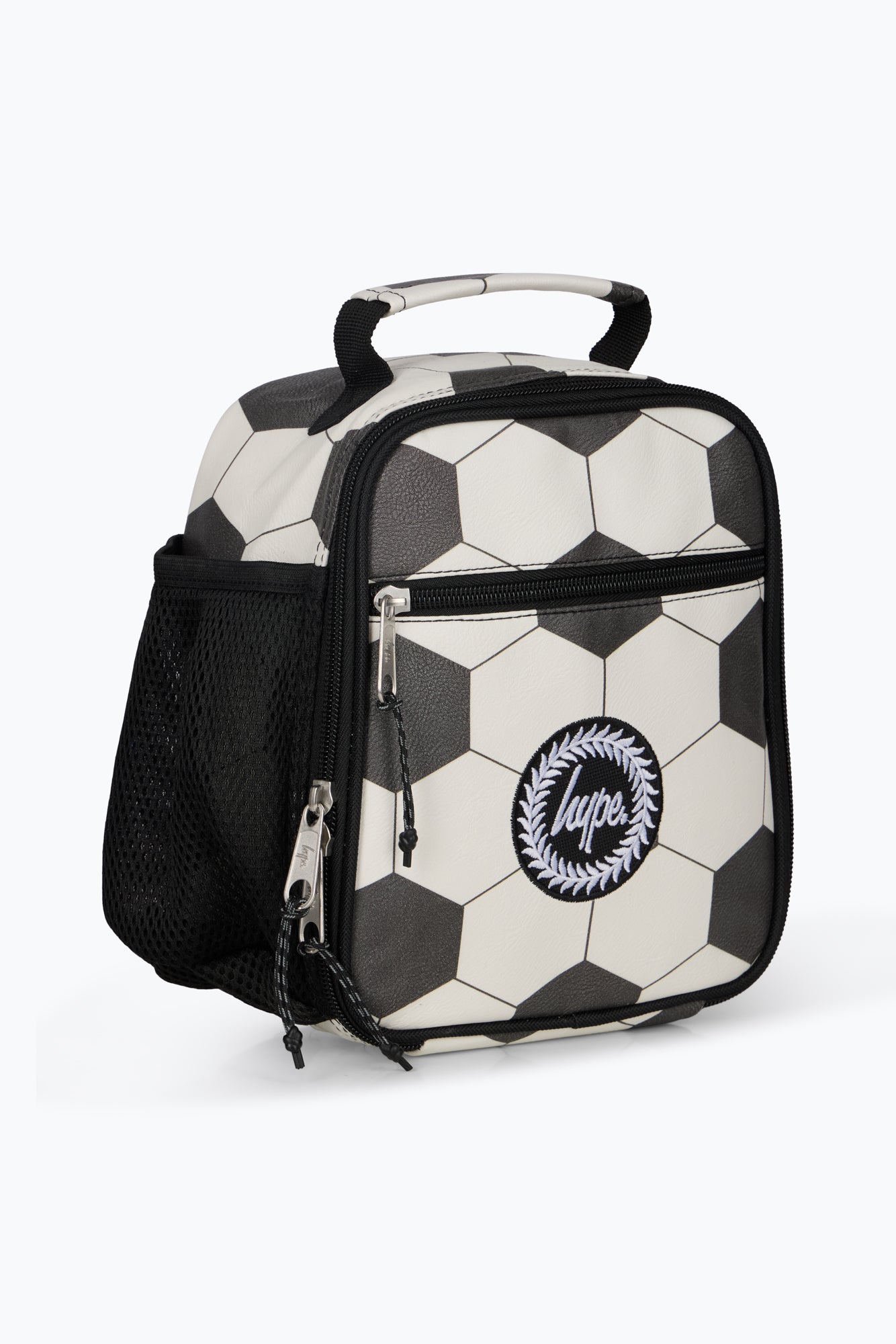 Hype Boys Black/White Football Lunch Bag