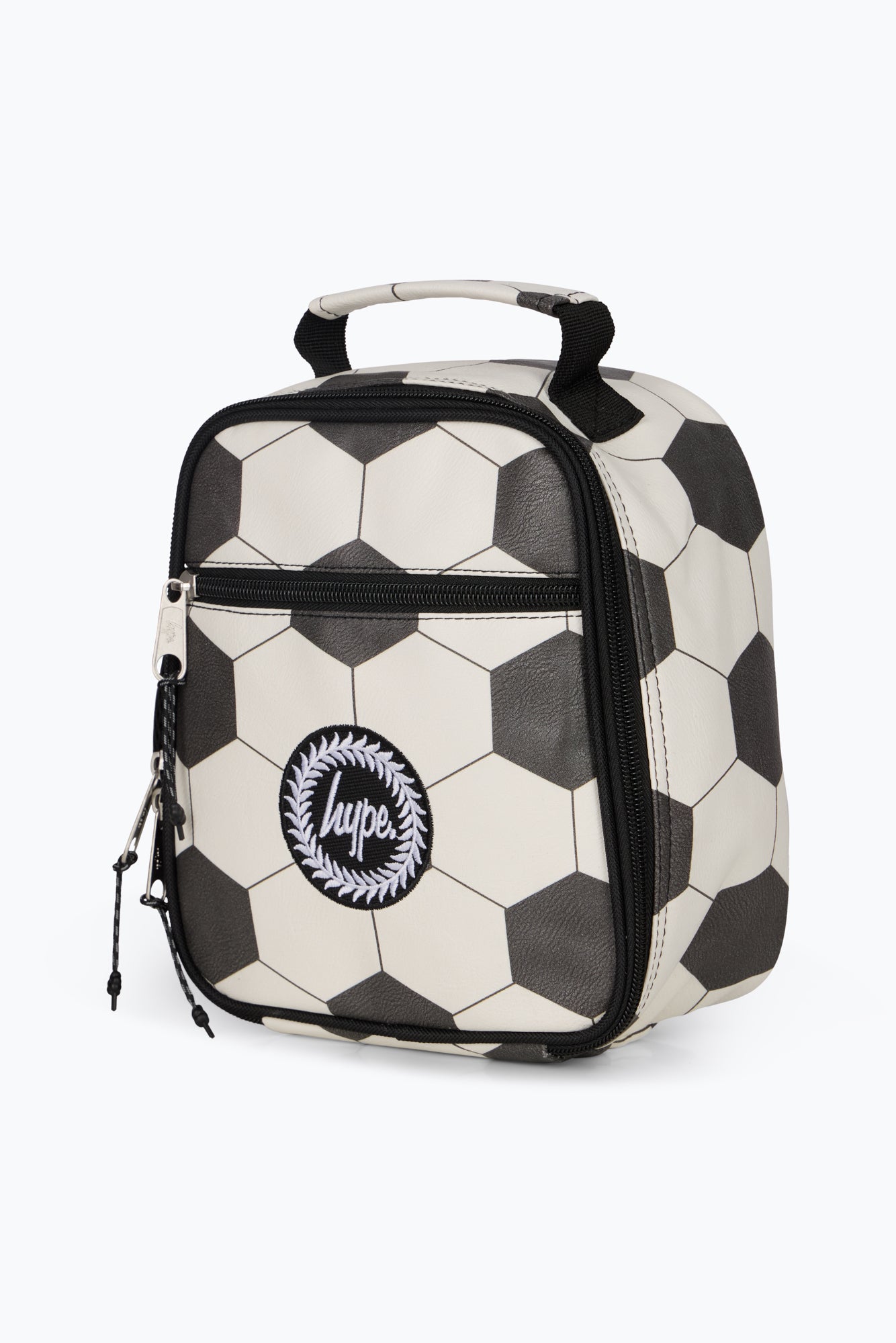 Hype Boys Black/White Football Lunch Bag
