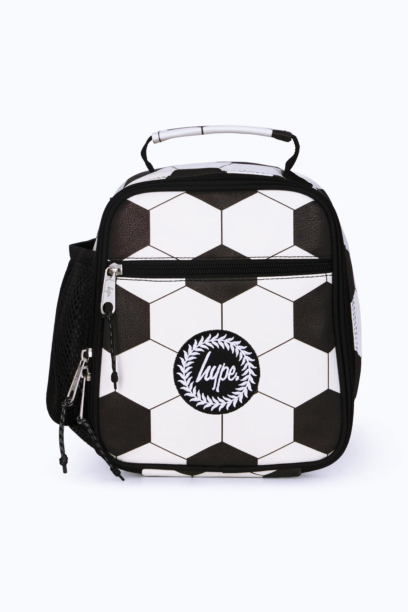 Hype Boys Black/White Football Lunch Bag