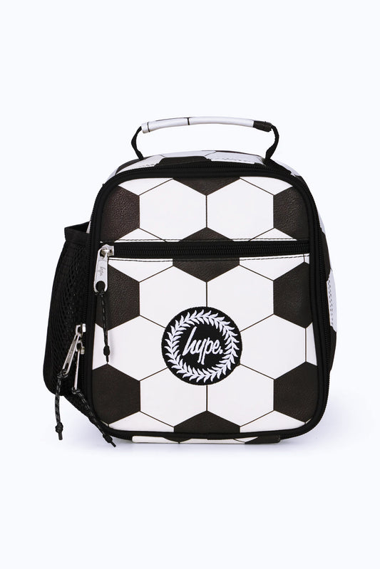 Hype Boys Black/White Football Lunch Bag