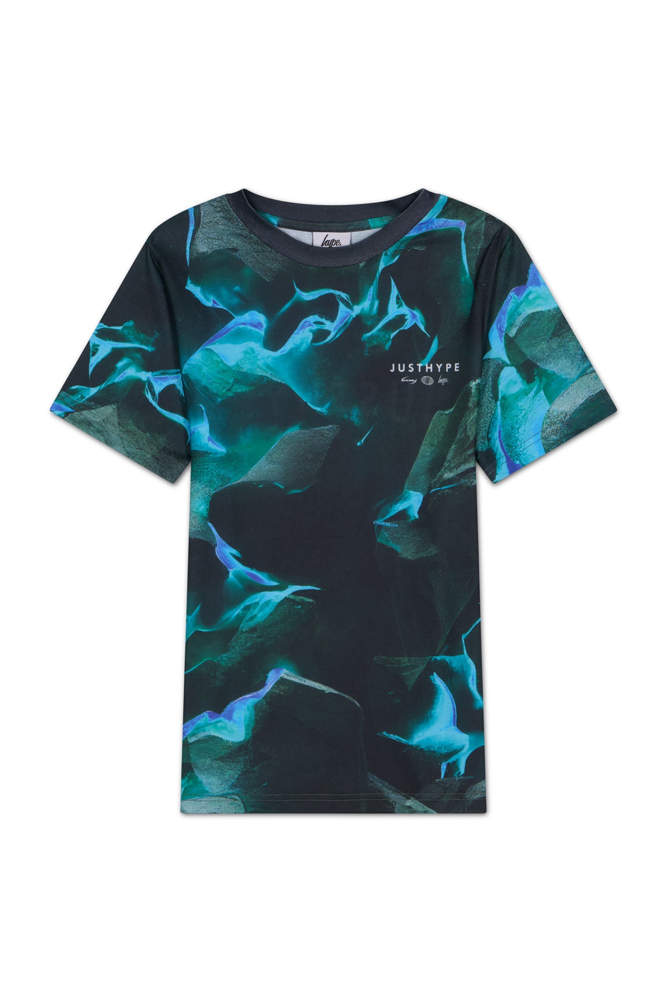 Hype Boys Black/Blue Vapour T-Shirt