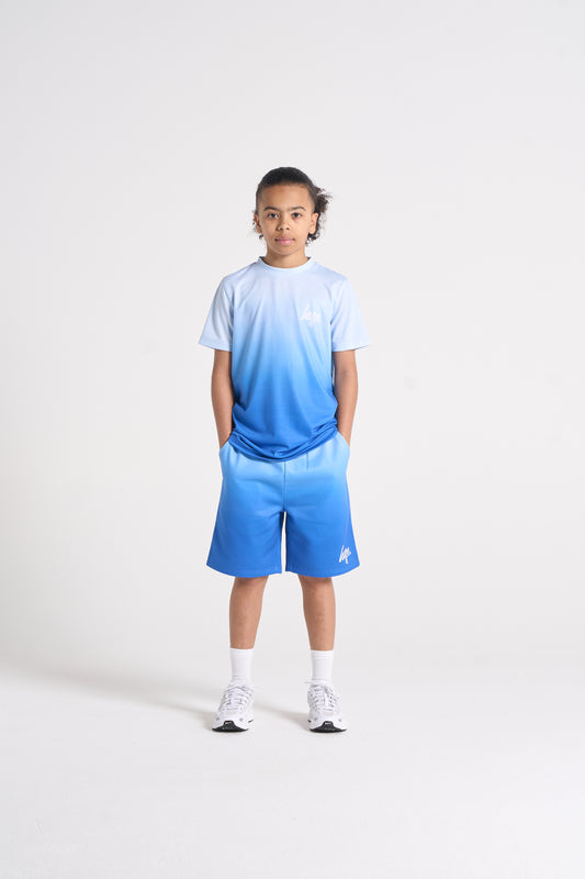 Hype Boys Blue Fade T-Shirt & Shorts Set