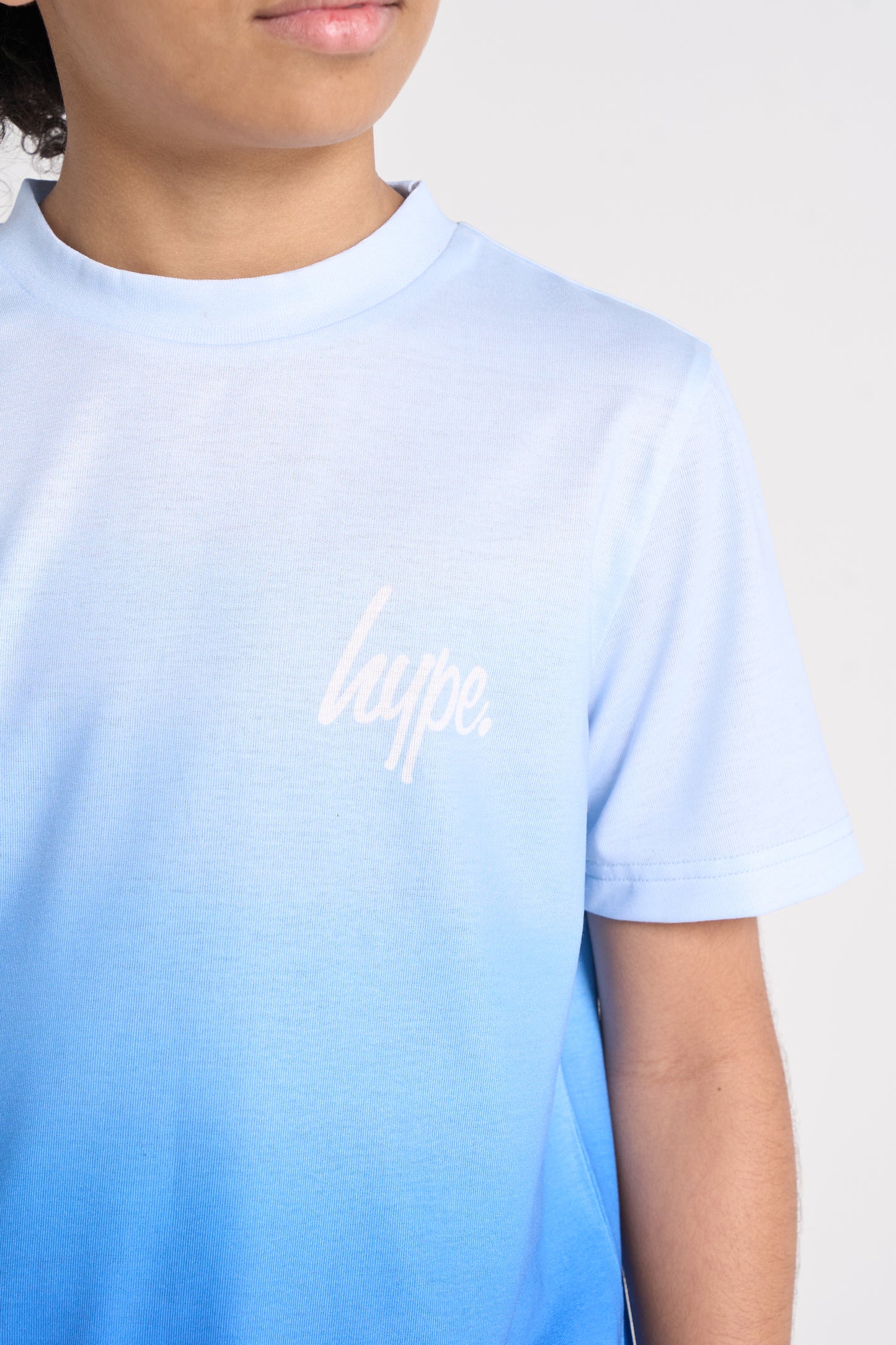Hype Boys Blue Fade T-Shirt & Shorts Set