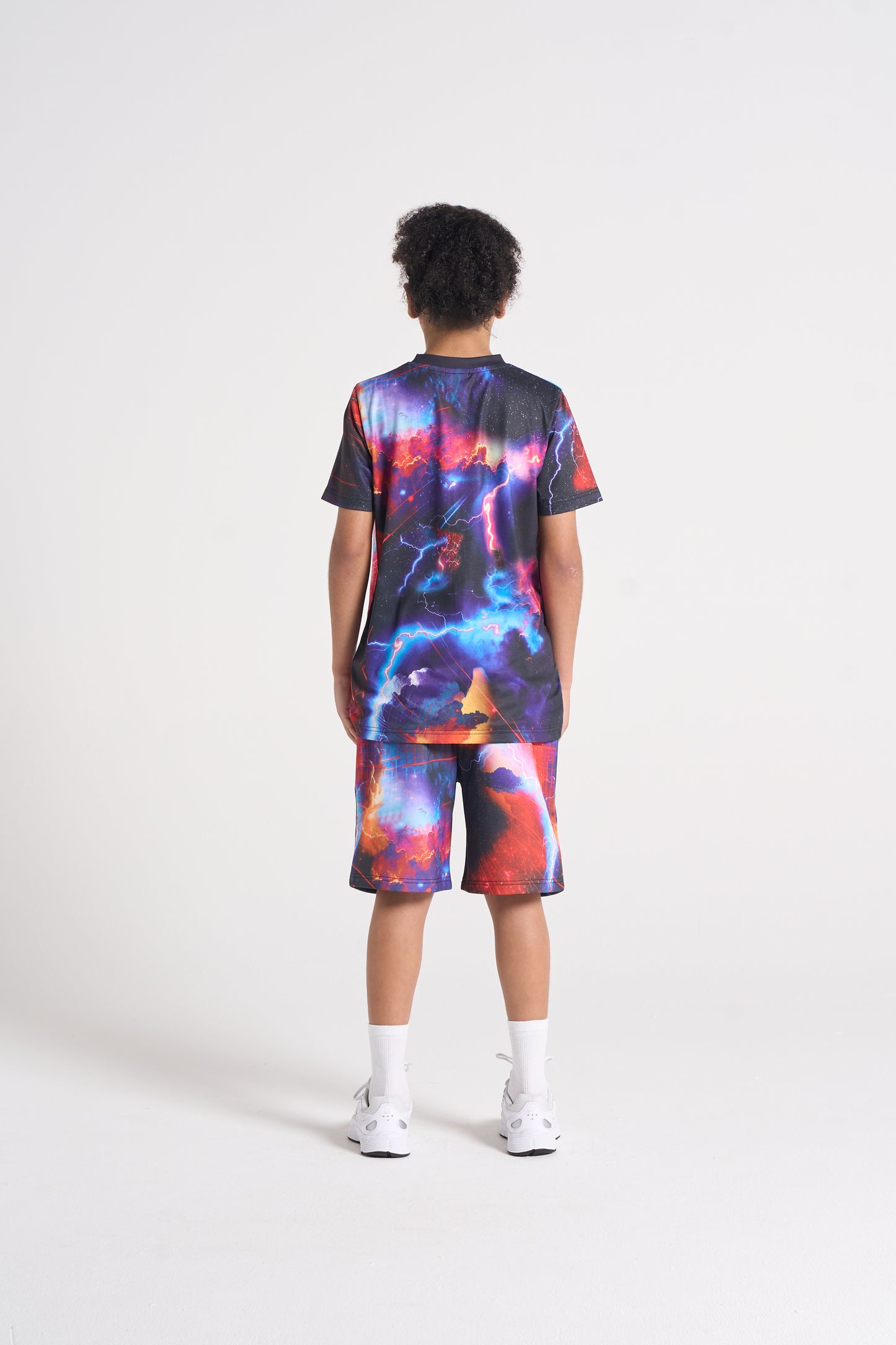 Hype Boys Black Constellation Sweat Shorts