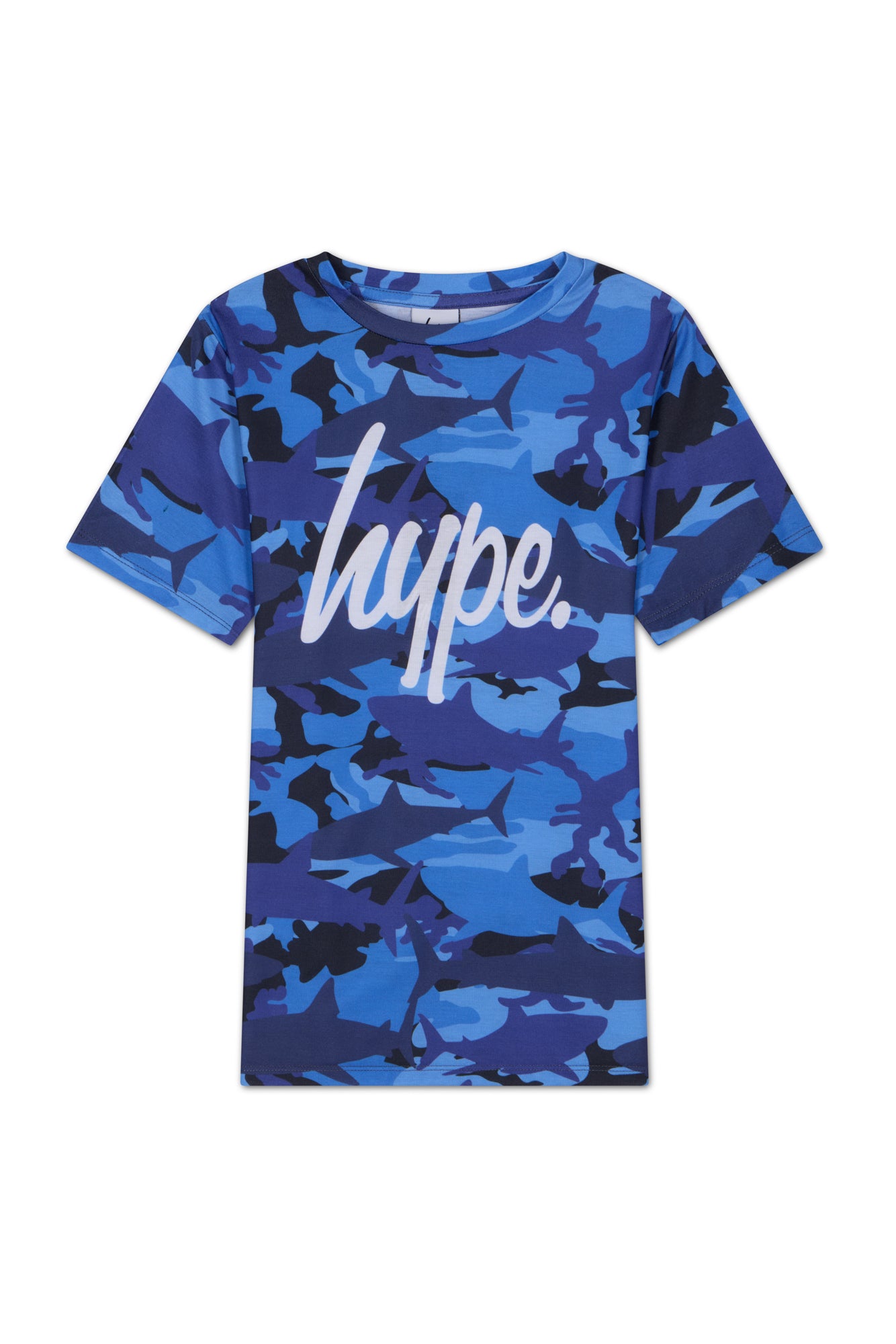 Hype Boys Navy Jaws Camouflage T-Shirt