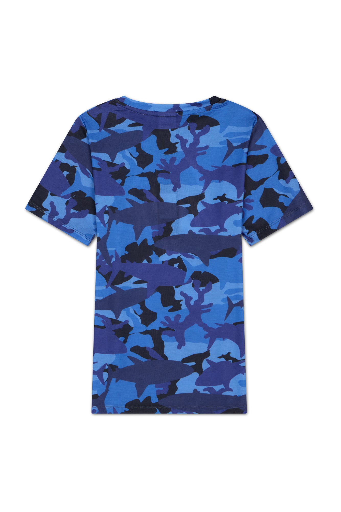 Hype Boys Navy Jaws Camouflage T-Shirt