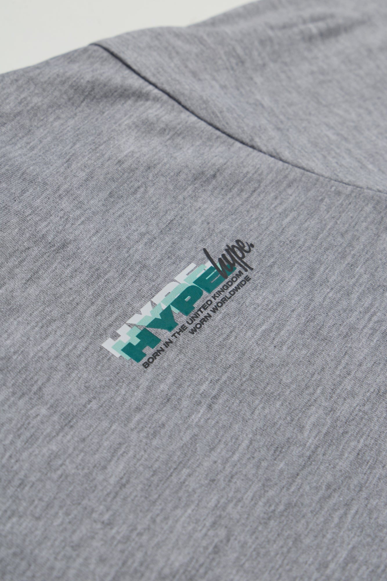 Hype Boys Grey Marl Cosmic T-Shirt