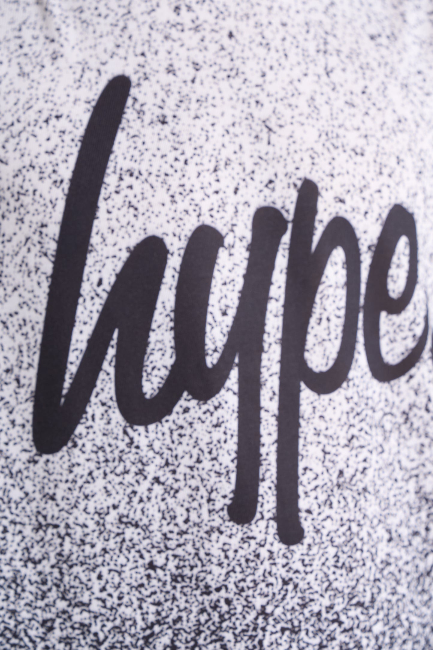 Hype Boys Black/White Speckle Fade T-Shirt