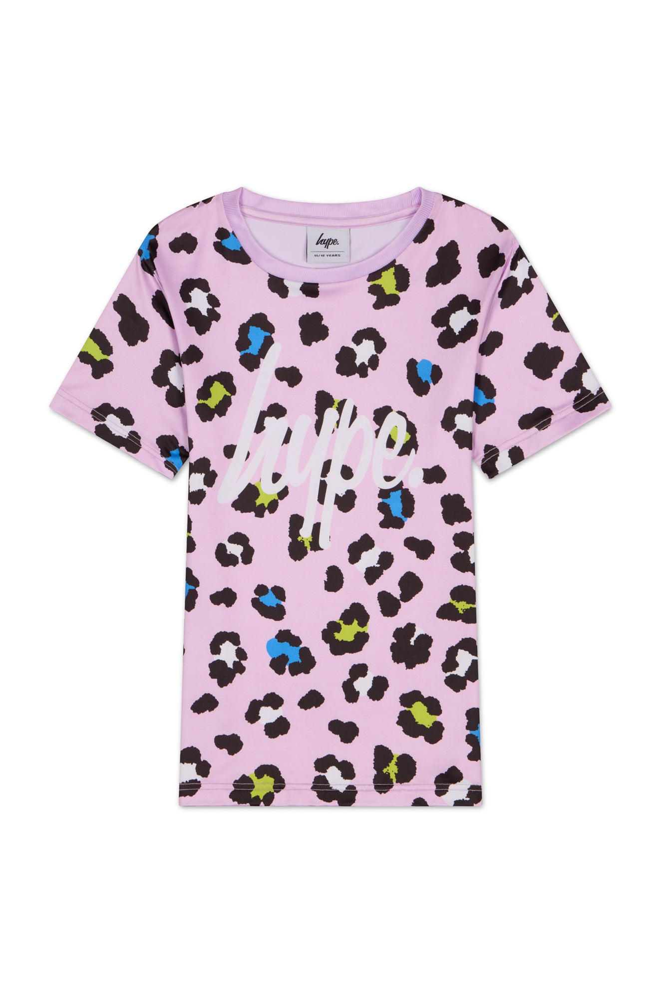 Hype Girls Lilac Leopard T-Shirt