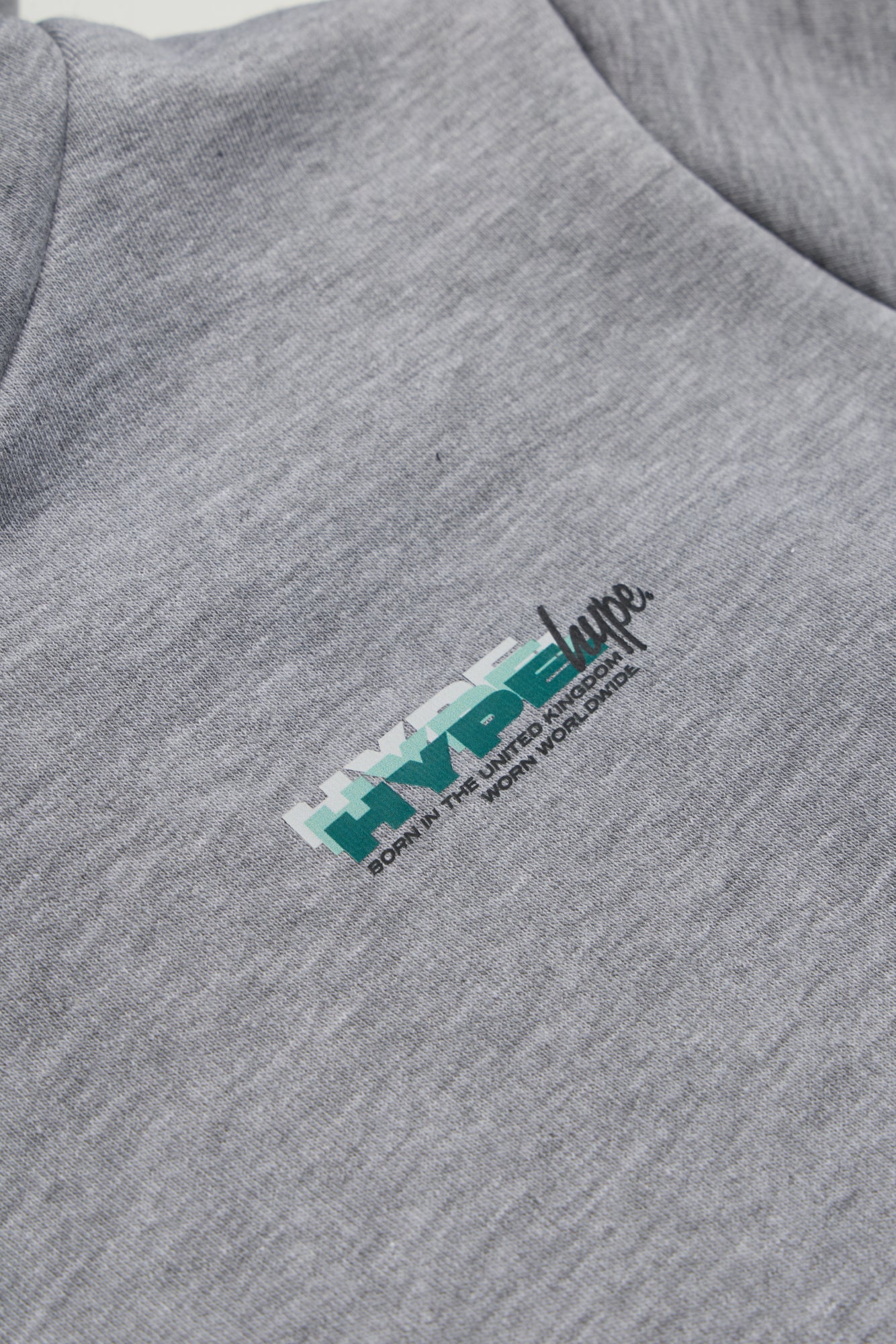 Hype Boys Grey Marl Cosmic Hoodie