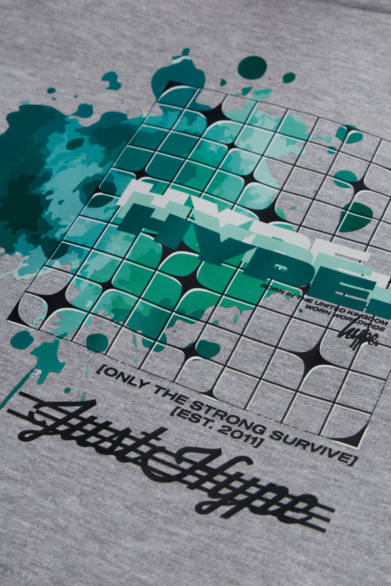 Hype Boys Grey Marl Cosmic Hoodie