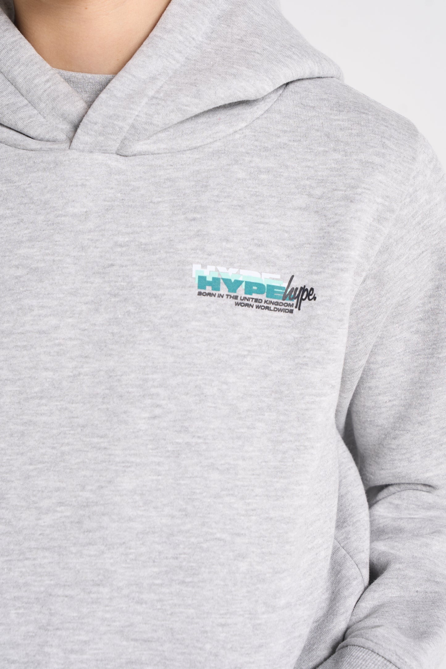 Hype Boys Grey Marl Cosmic Hoodie