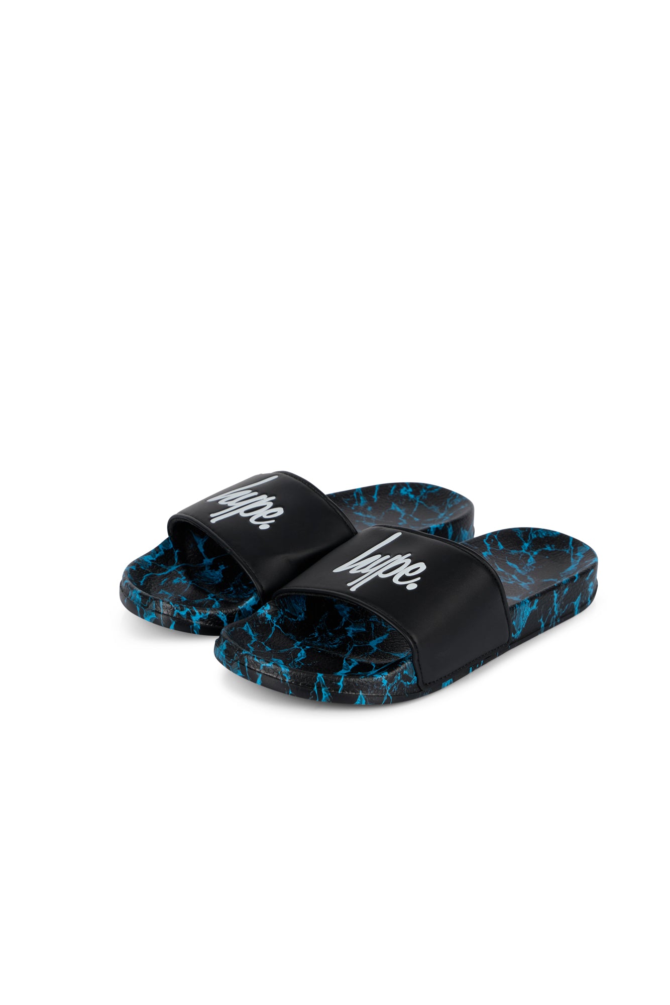 Hype Boys Black X-Ray Pool Sliders